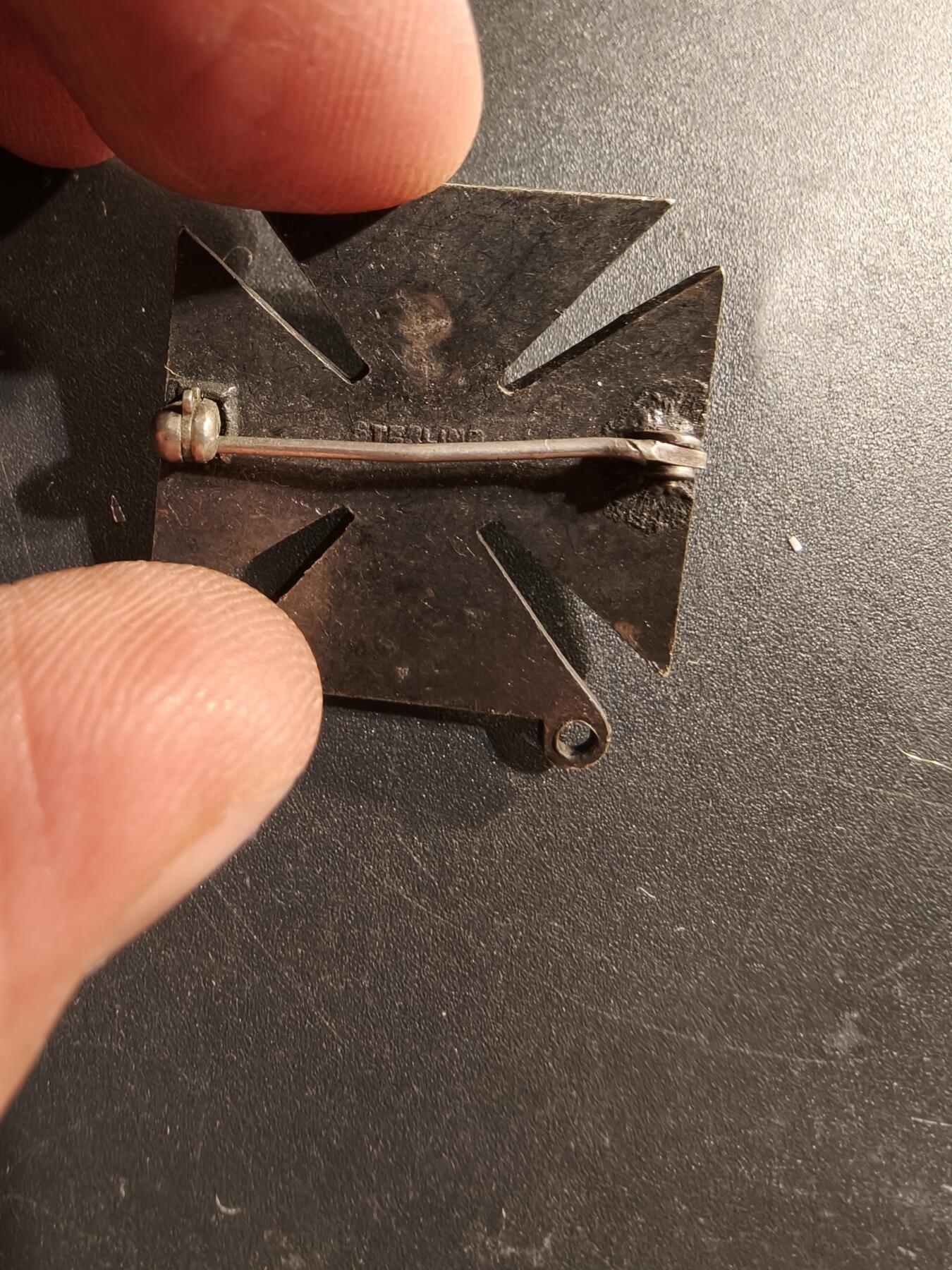 老王徽章第174期 美国陆军神射手技能章   二战时期横针版   925银  8.4g