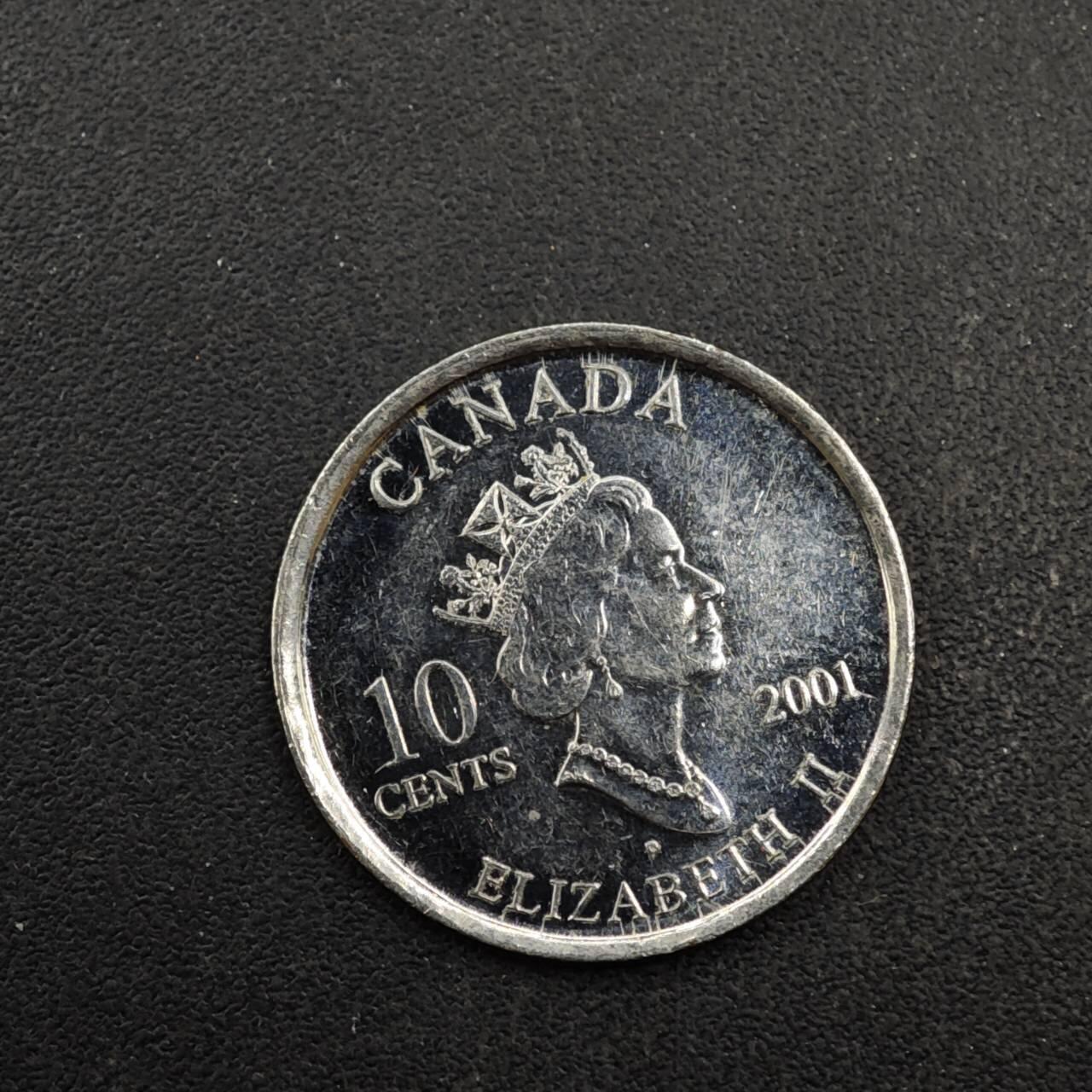 【淘币小摊】实时拍第八百四十一拍   散币批量币场   满百包邮可预留二周 每周一统一发货   加拿大2001年志愿者年10分纪念币