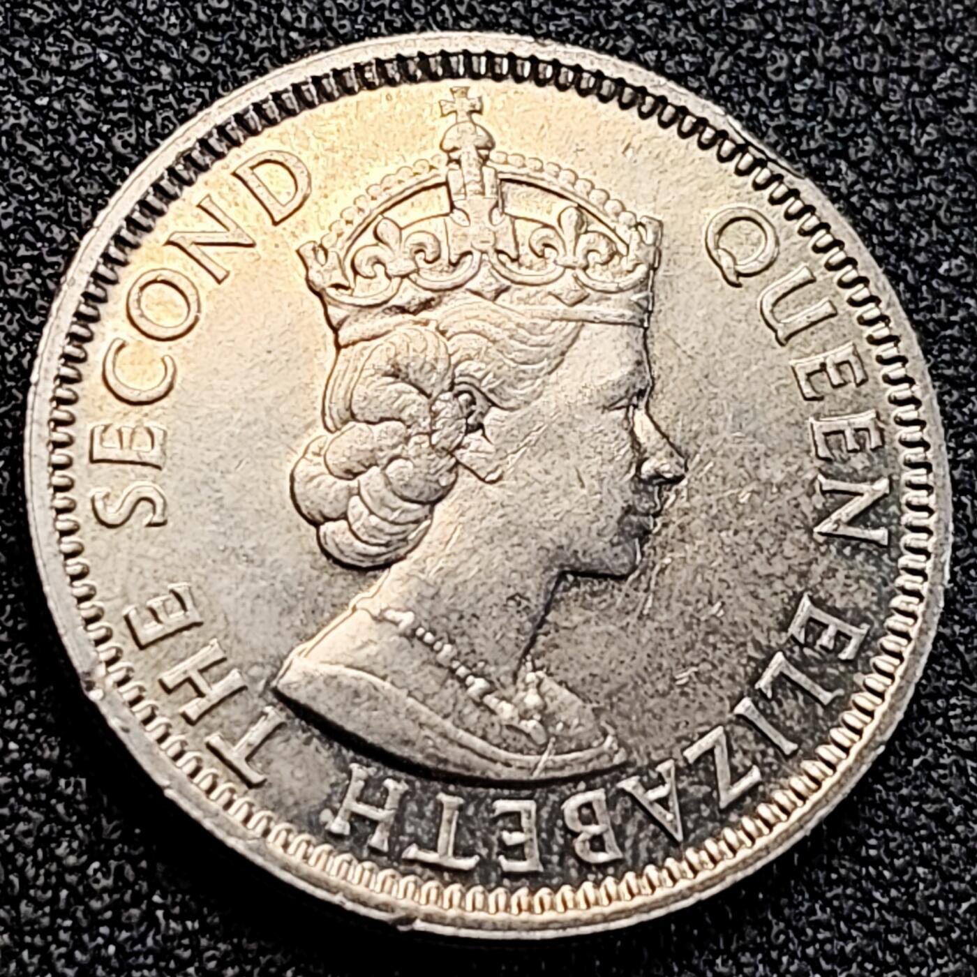 泉币菌-第163场-新年第六场 精品福利场 原光极美 雄鹿 毛里求斯1/2卢比镀镍钢硬币 23.6毫米6.0克 克鲁格1978年