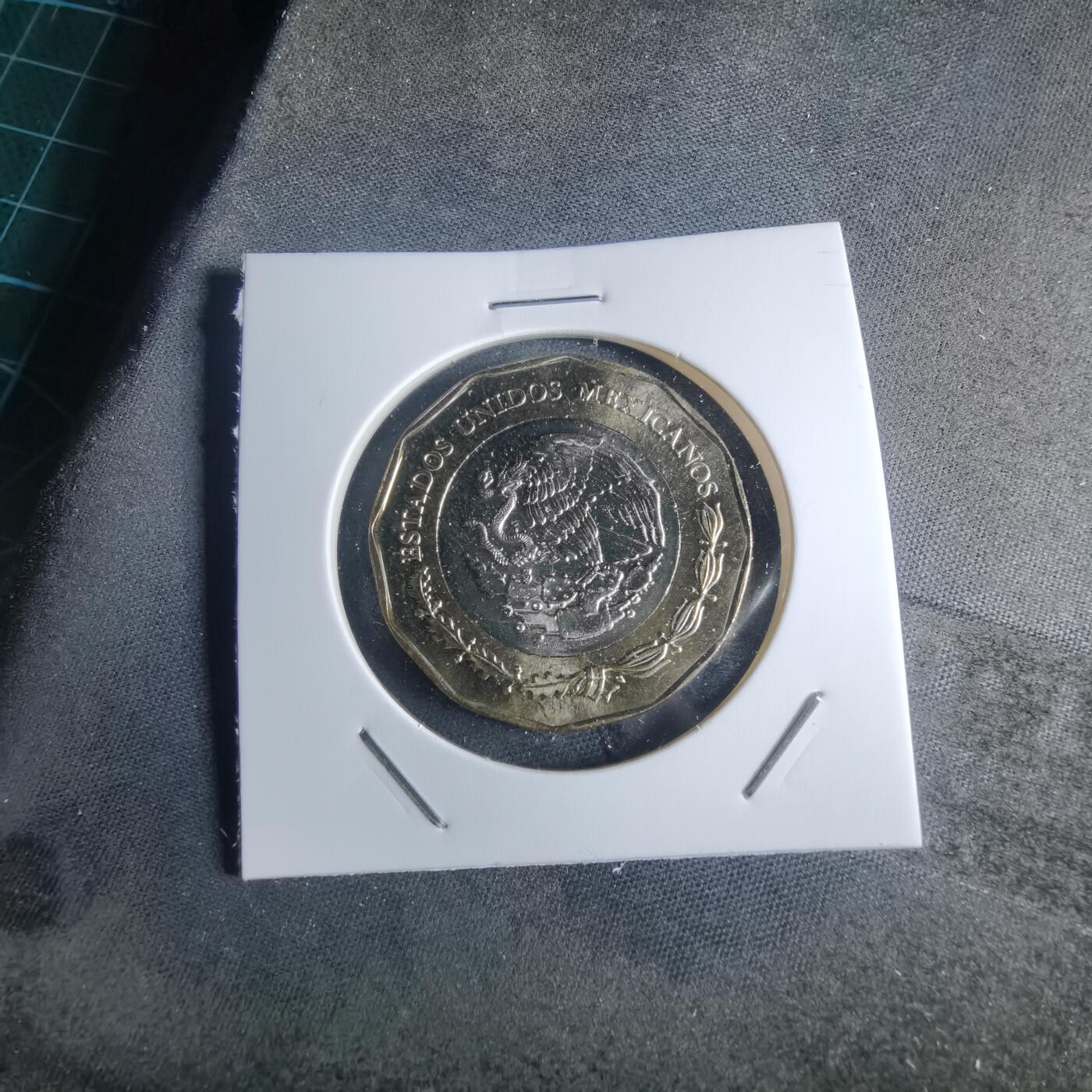 沼泽如烟--第953场 墨西哥2021年20比索纪念币