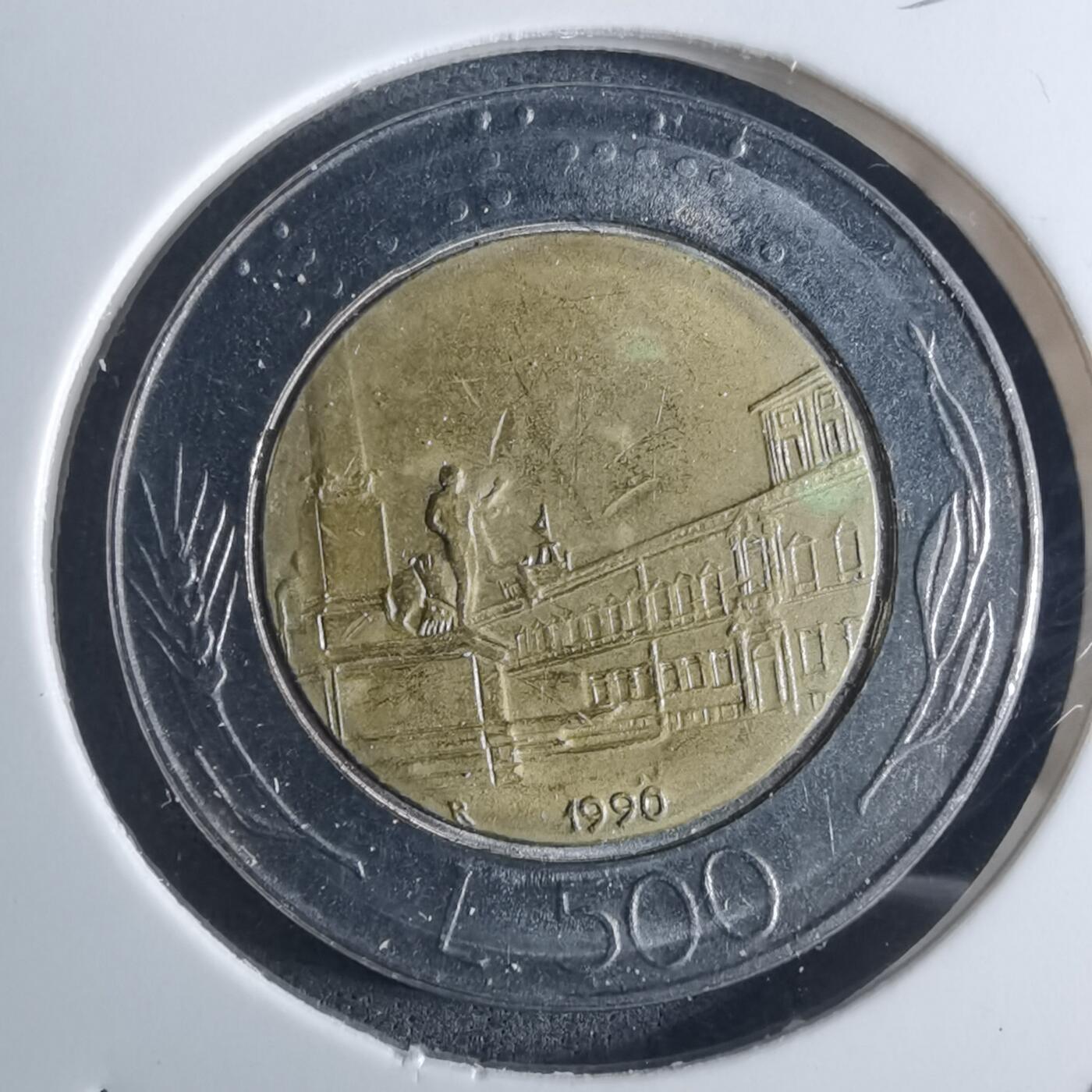 沼泽如烟--第953场 意大利1990年500里拉