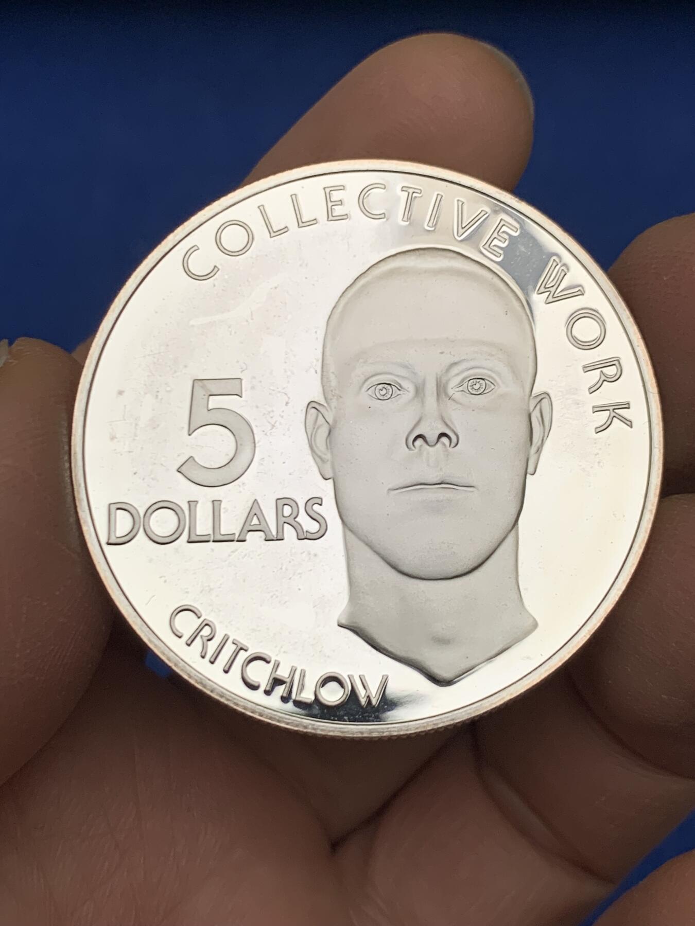 《竞宝斋》第454场 周日，周一 2场连拍 （全场包邮，欢迎送拍） 圭亚那1976年独立十周年5D精制纪念银币 38克 500银