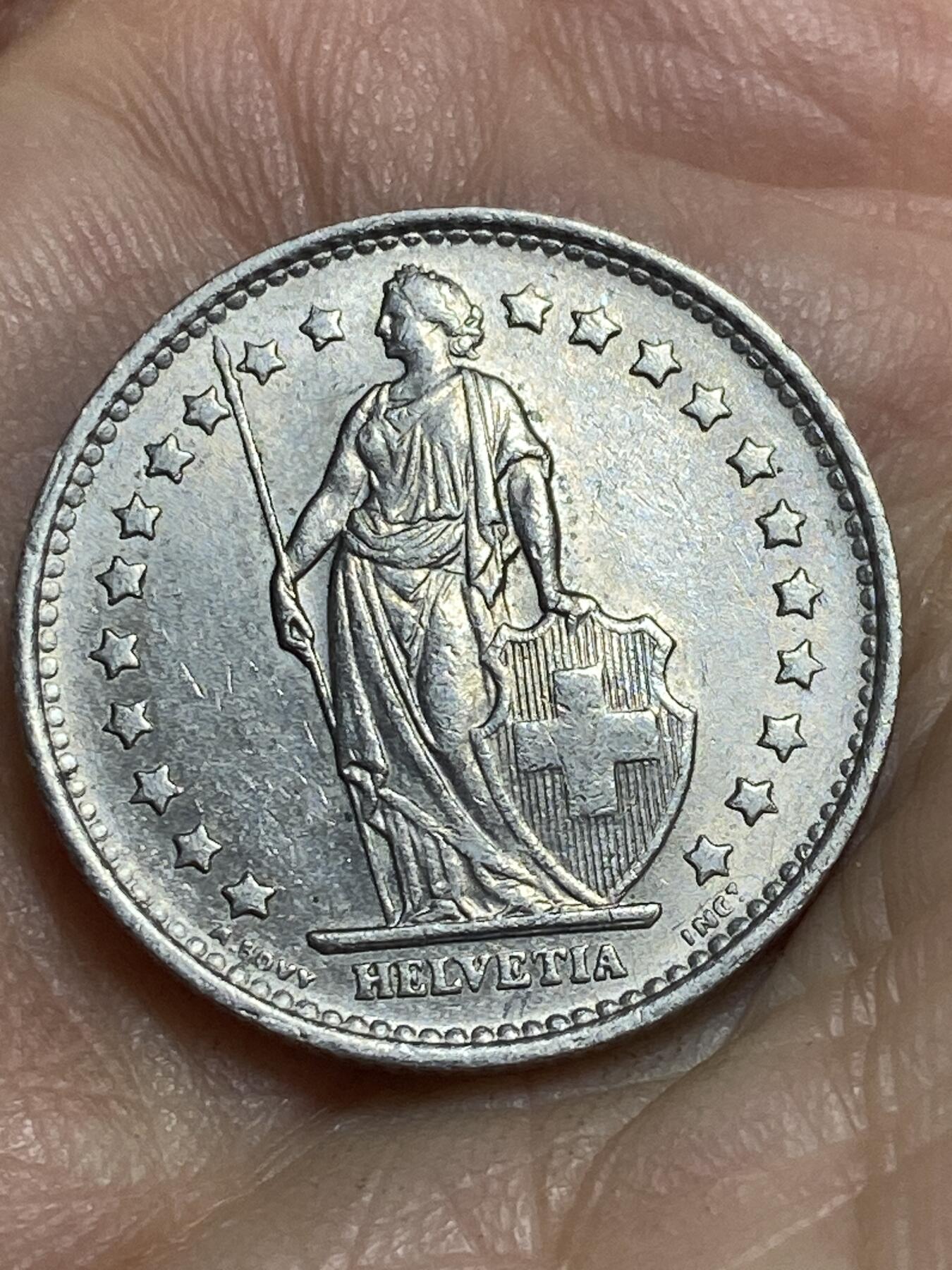 2026年第三场(总第一百七十二场）外国好品散币场(免佣金) 瑞士🇨🇭1970年1法郎(第三版，无标版)