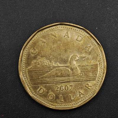 【淘币小摊】实时拍第八百四十一拍   散币批量币场   满百包邮可预留二周 每周一统一发货   - 加拿大2007年1元铜币