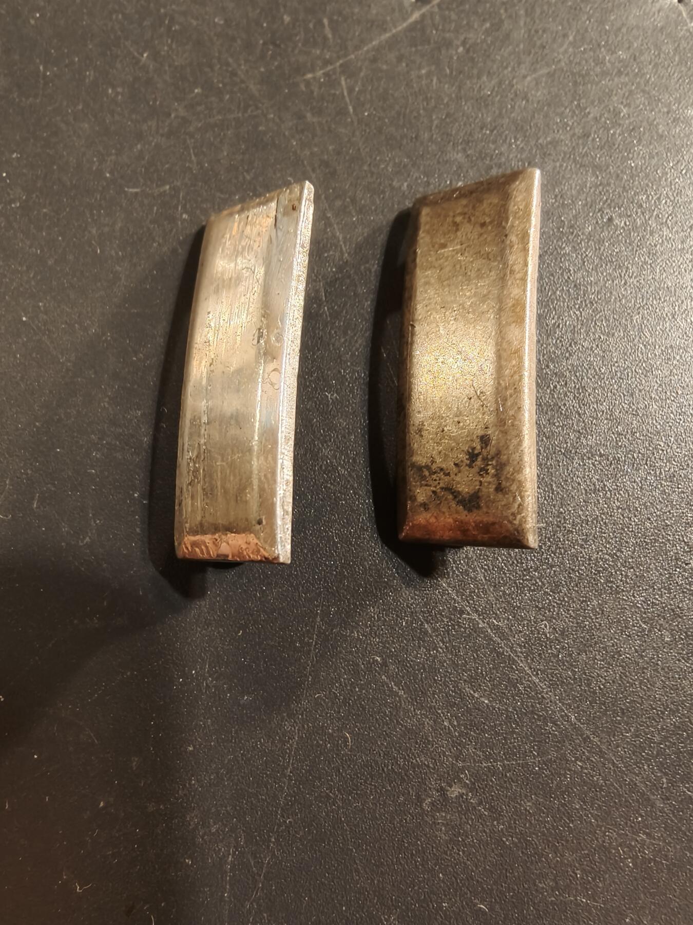 老王徽章第174期 美国陆军中尉军衔一组    二战时期横针版   925银    7g