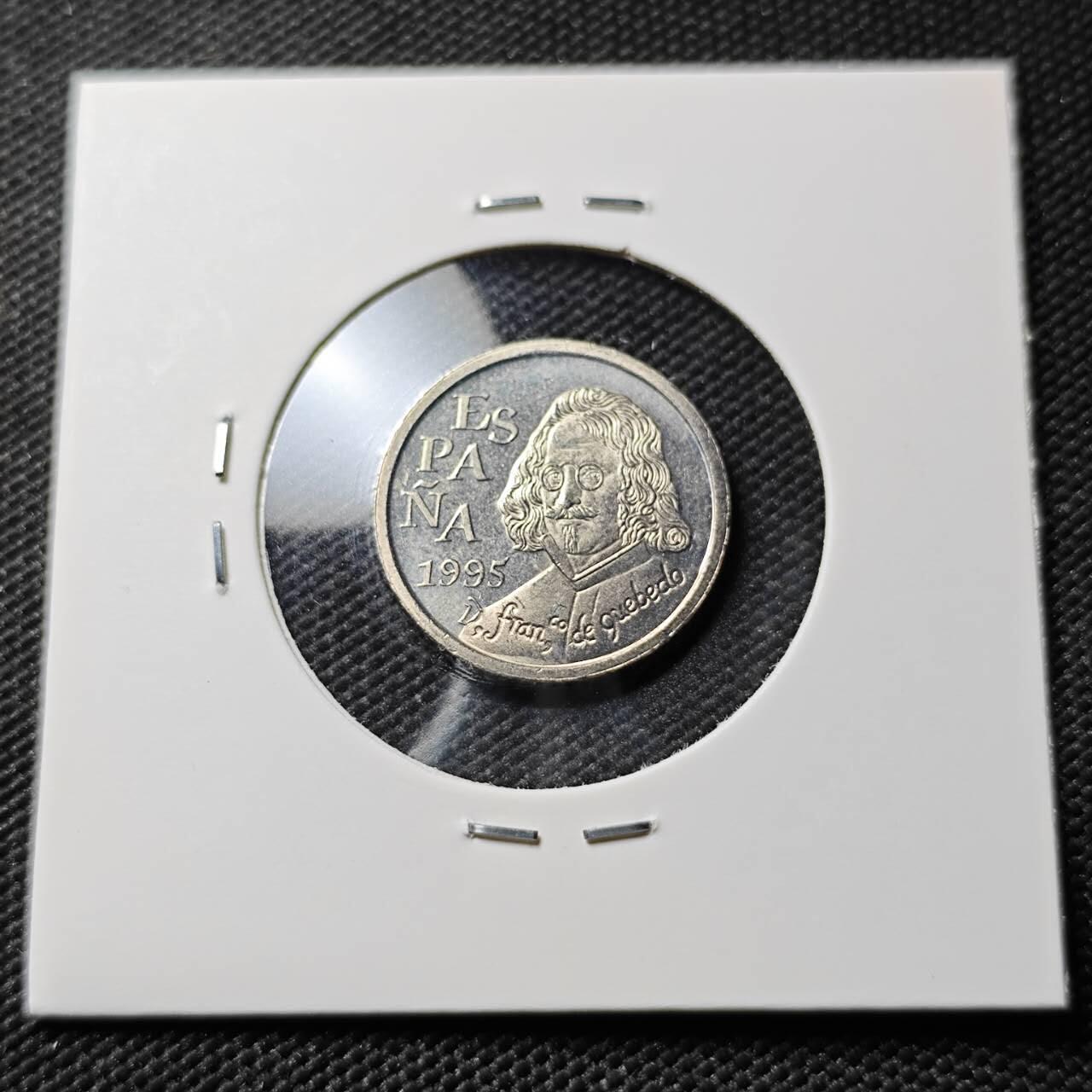 KK钱币收藏小铺  第386期  2月预留时间 周末发货  1995西班牙10比塞塔纪念币 少见主题