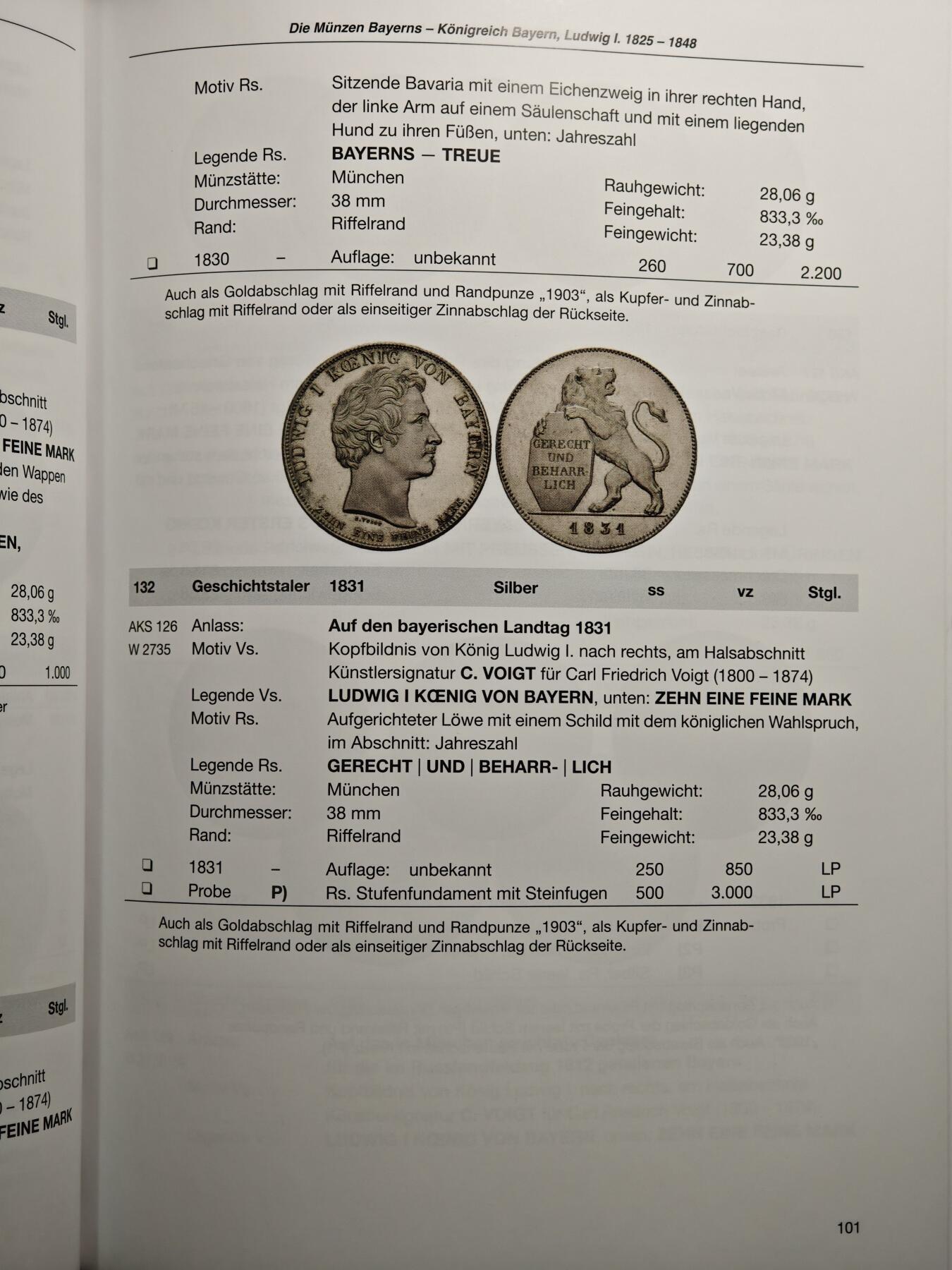 【德藏】世界币章拍卖第160期 全新塑封 巴伐利亚1800-1925钱币目录 硬壳精装 全彩铜版纸印刷 全书约248页