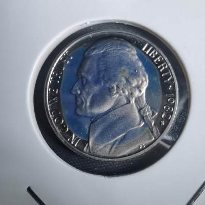 沼泽如烟--第953场 - 美国1982年五分精制币