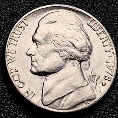 泉币菌-第162场- 新年第五场 精品福利场 - 原光美品 21mm 美国总统白宫5分 杰弗逊铜镍币