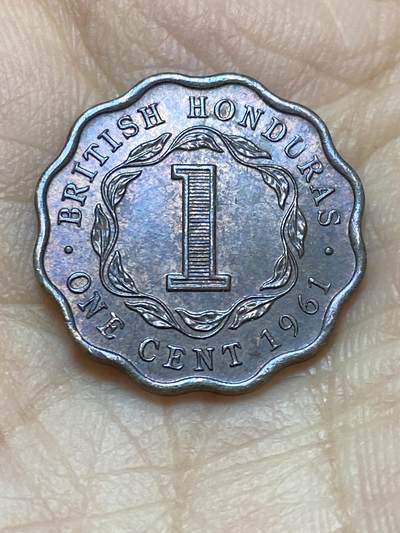 2026年第三场(总第一百七十二场）外国好品散币场(免佣金) - 好品–英属洪都拉斯1961年1分(伊丽莎白二世青年带冠)