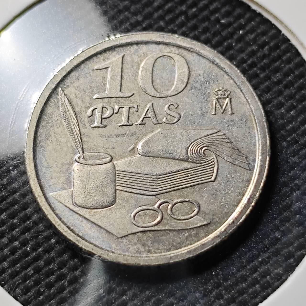 KK钱币收藏小铺  第386期  2月预留时间 周末发货  1995西班牙10比塞塔纪念币 少见主题