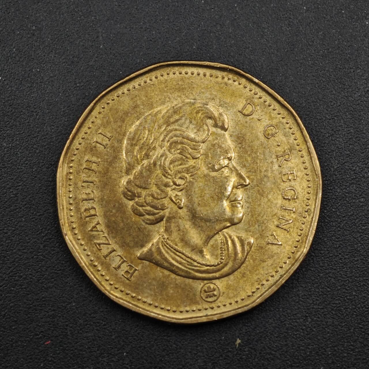 【淘币小摊】实时拍第八百四十一拍   散币批量币场   满百包邮可预留二周 每周一统一发货   加拿大2007年1元铜币