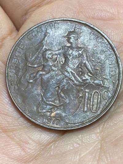 2026年第三场(总第一百七十二场）外国好品散币场(免佣金) - 法兰西第三共和国1917年10生丁