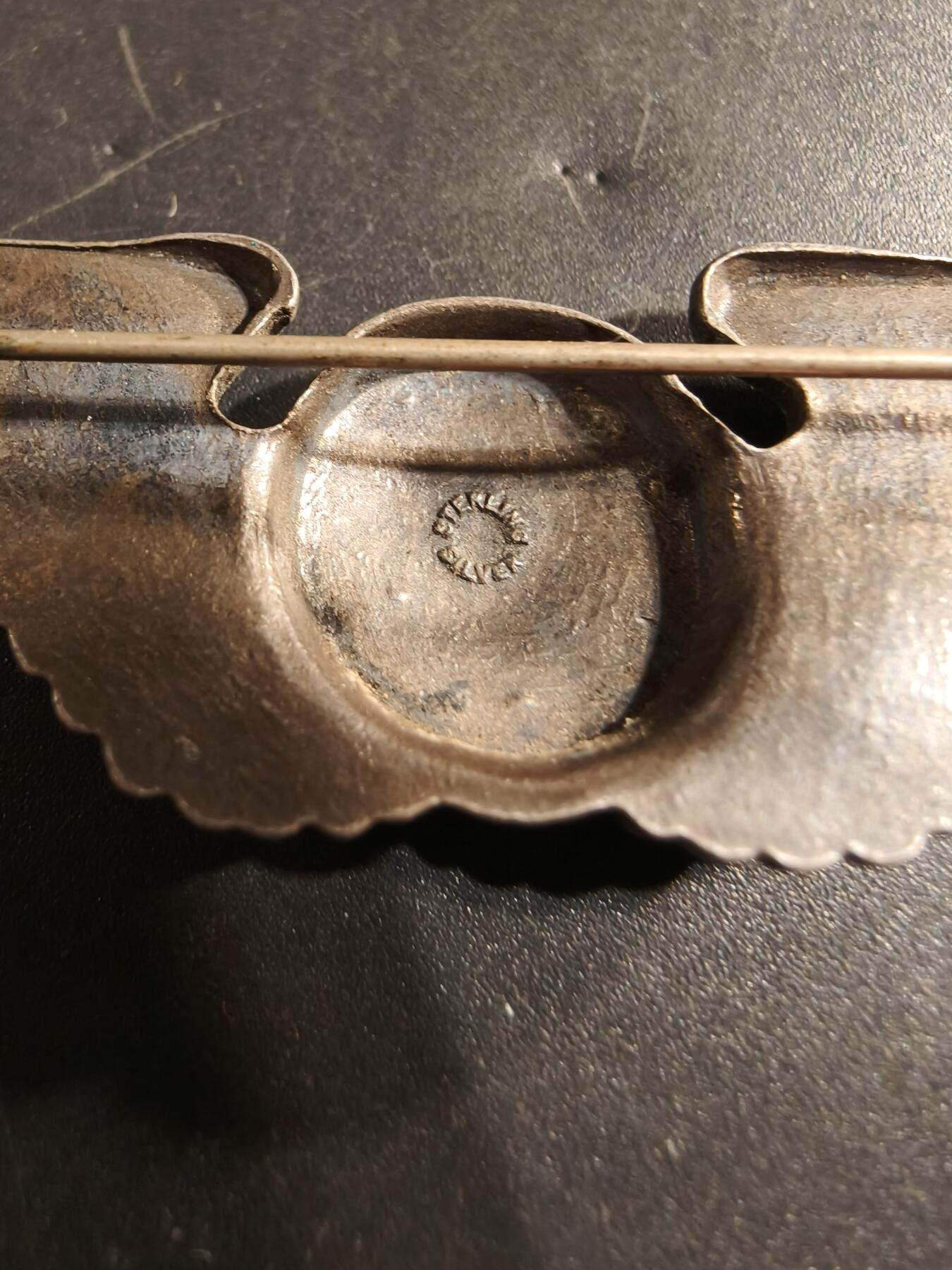 老王徽章第174期 美国二战陆军航空兵机组人员技能章    925银    3英寸    二战时期横针版