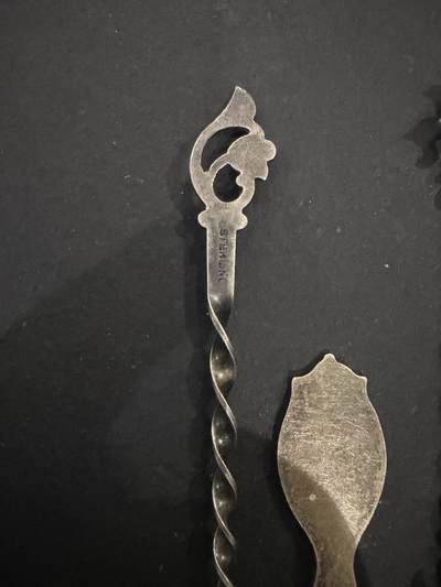 海外回流精品拍卖（五一专场） 欧洲回流纯银咖啡勺9把，58.6g。含银量900左右