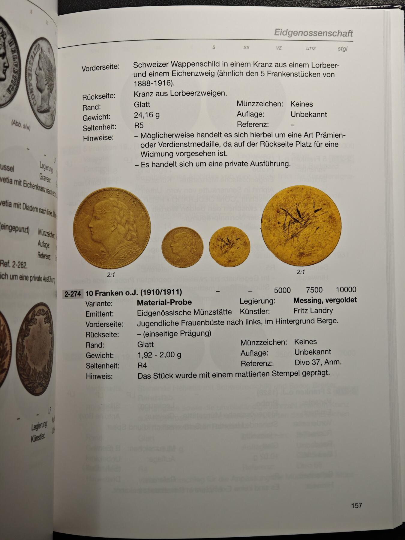 【德藏】世界币章拍卖第160期 全新塑封 瑞士样币目录 第二册 硬壳精装 全书约：248页