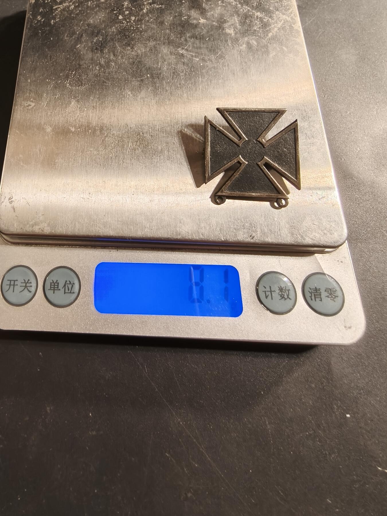 老王徽章第174期 美国陆军神射手技能章   二战时期横针版   925银   8.1g