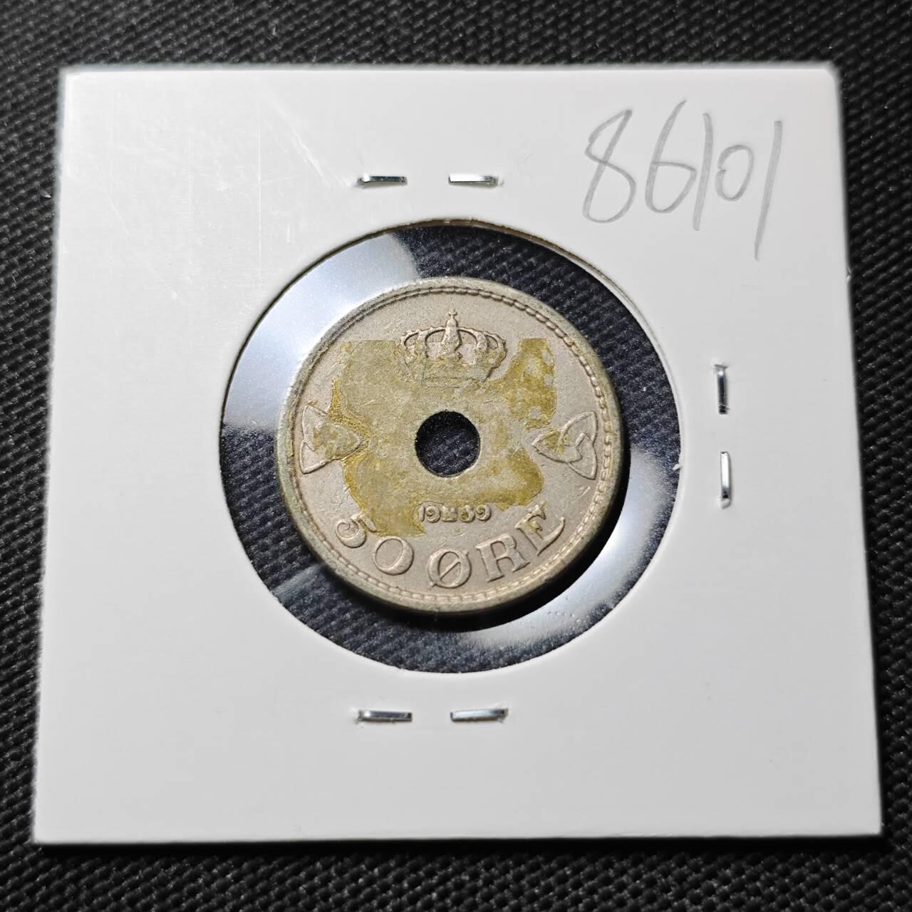 KK钱币收藏小铺  第386期  2月预留时间 周末发货  1939挪威50欧尔
