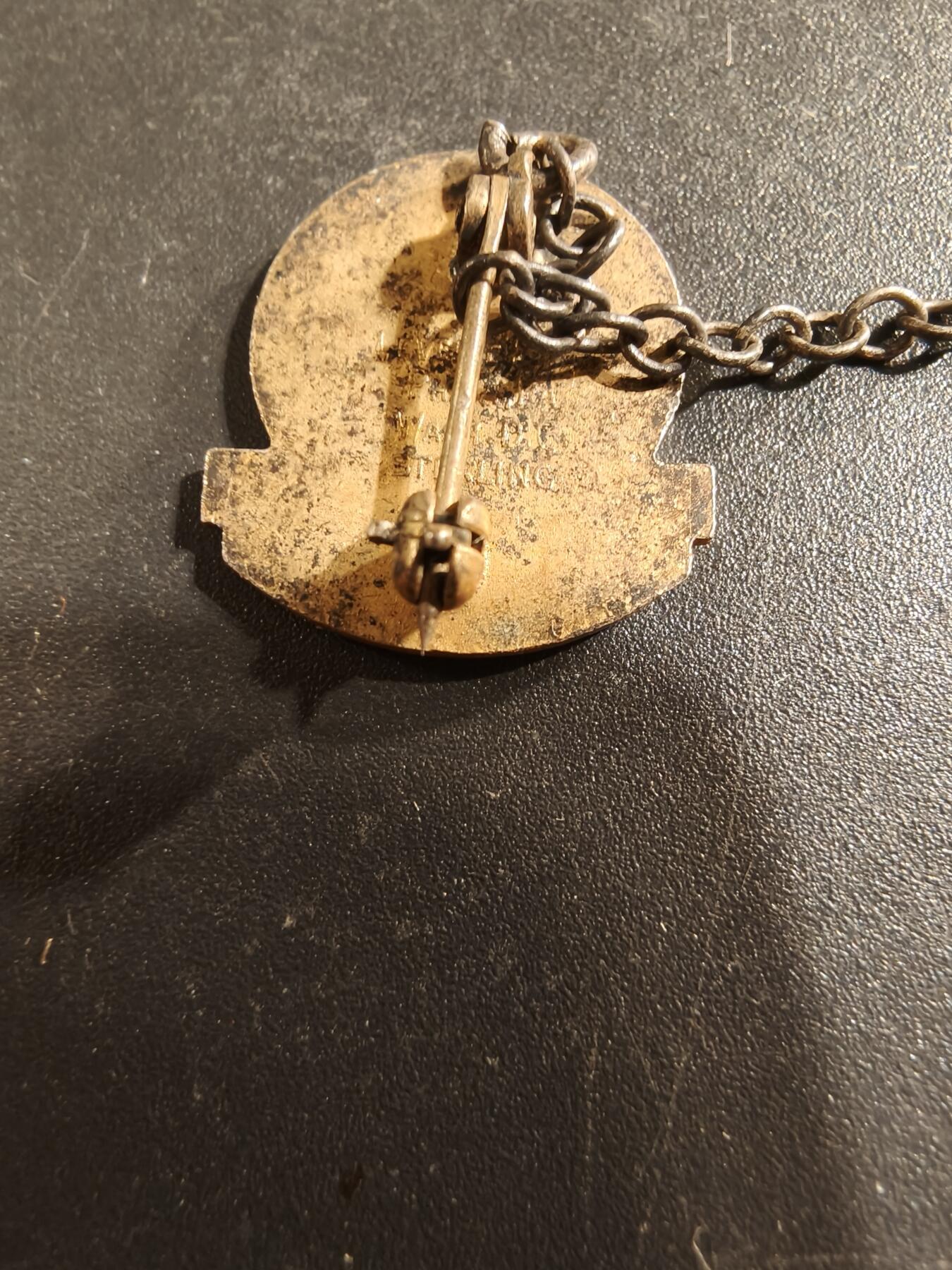 老王徽章第174期 美国陆军航空队第一空中运输司令部链章     二战时期横针版   925银质珐琅    3.1g 