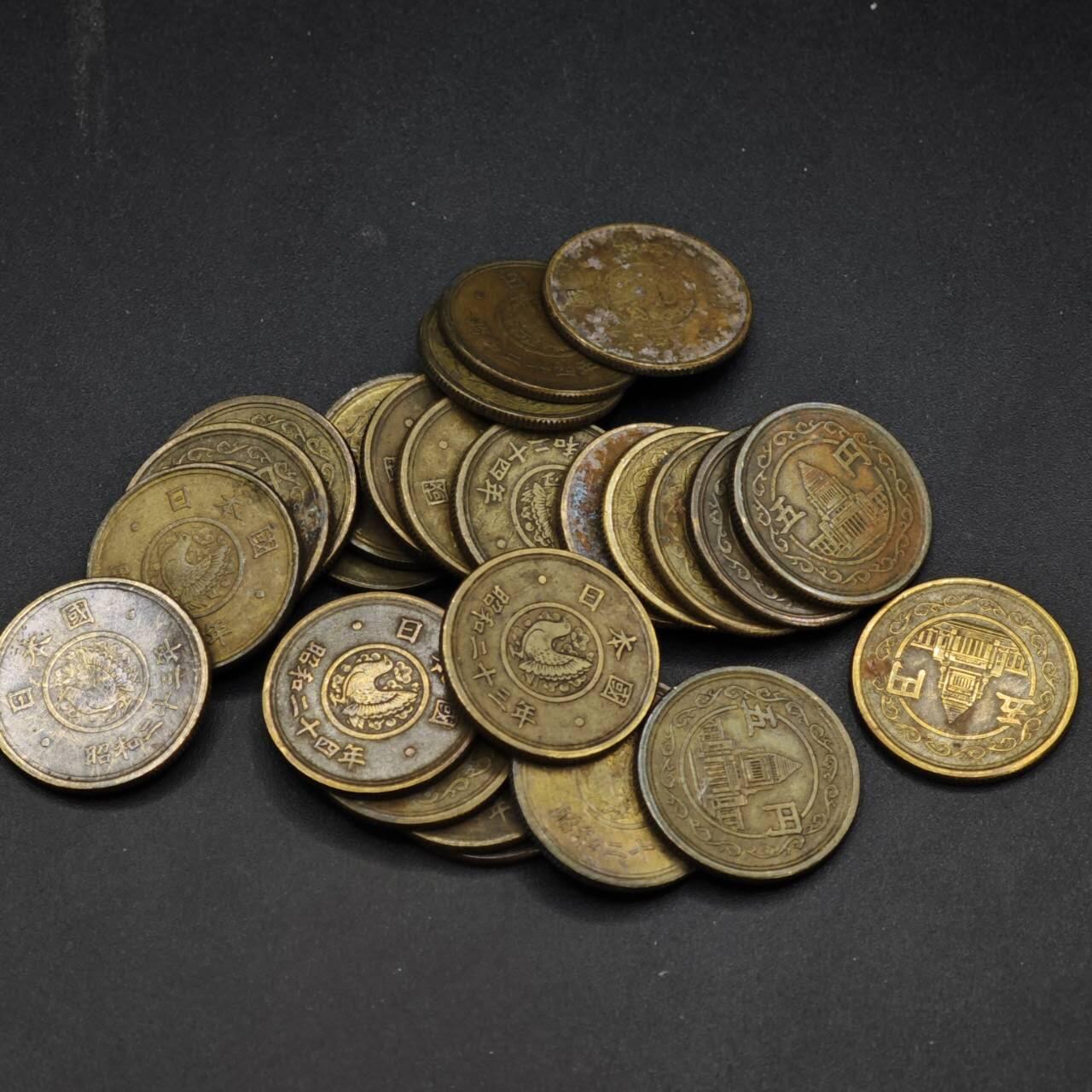 【淘币小摊】实时拍第八百四十一拍   散币批量币场   满百包邮可预留二周 每周一统一发货   日本国会五円25枚