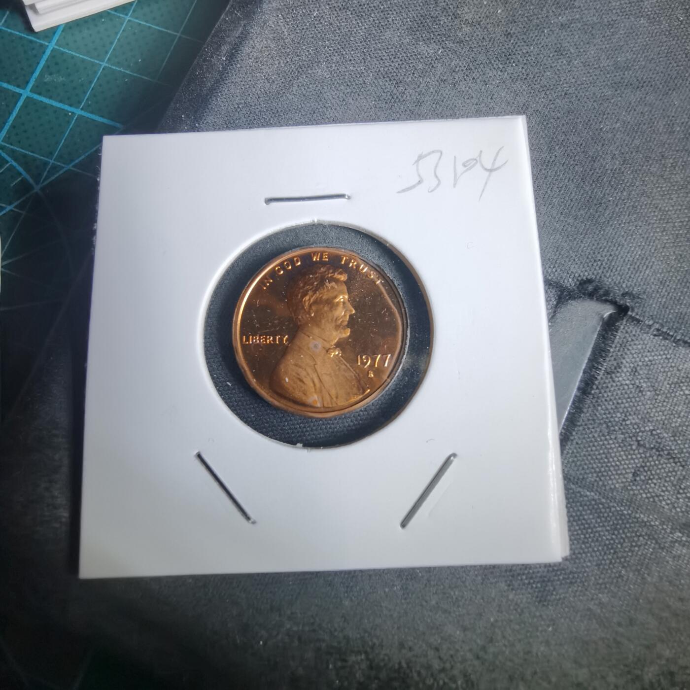 沼泽如烟--第953场 美国1977年一分精制币