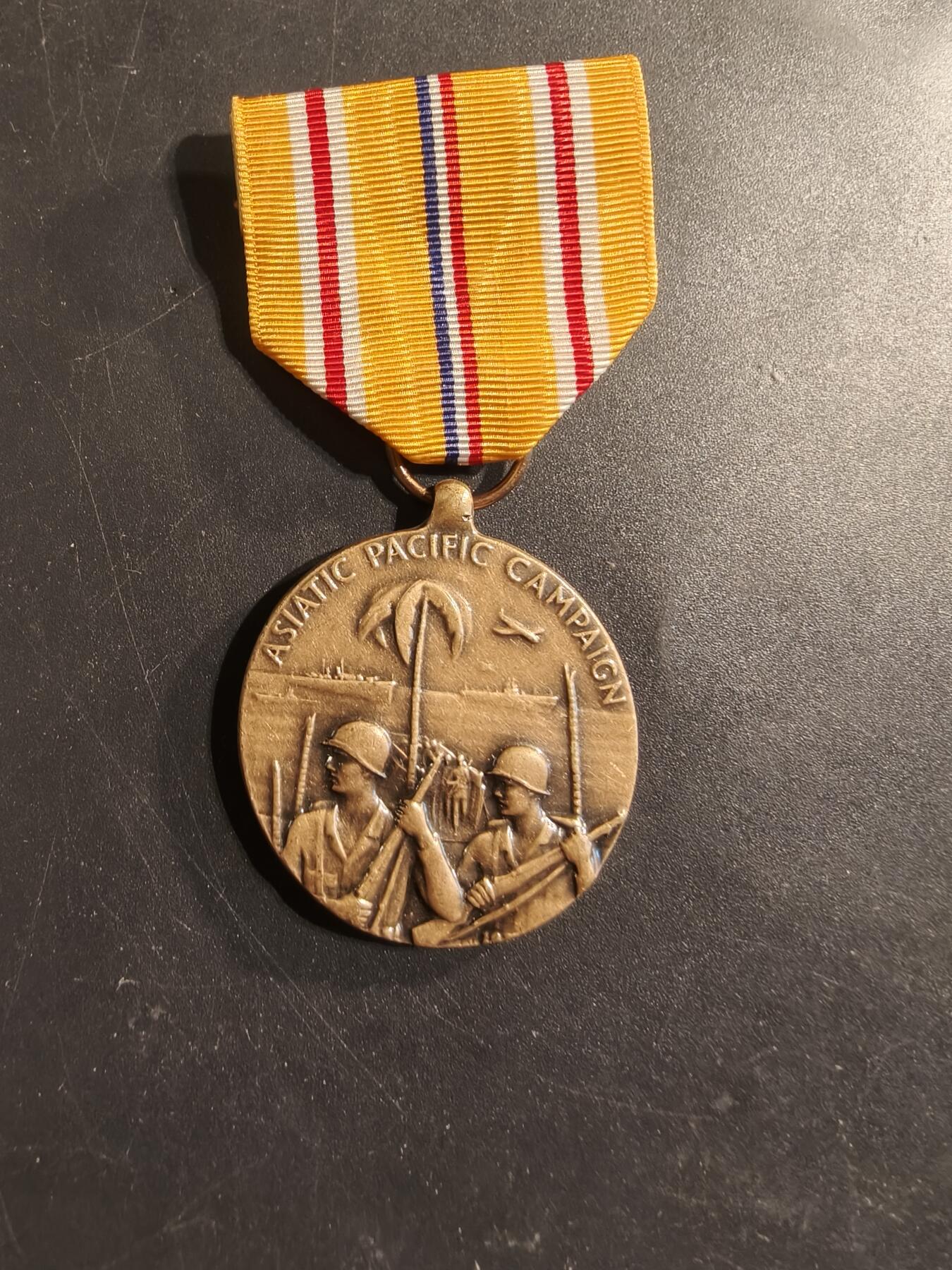 老王徽章第174期 美国二战亚太战区对日作战服役奖章