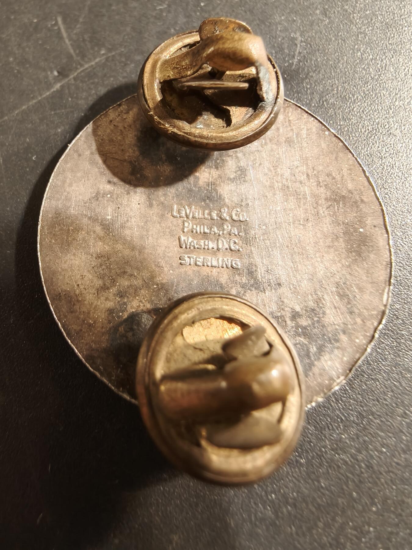 老王徽章第174期 美国空军空中运输司令部证章    925银   华盛顿珠宝商造