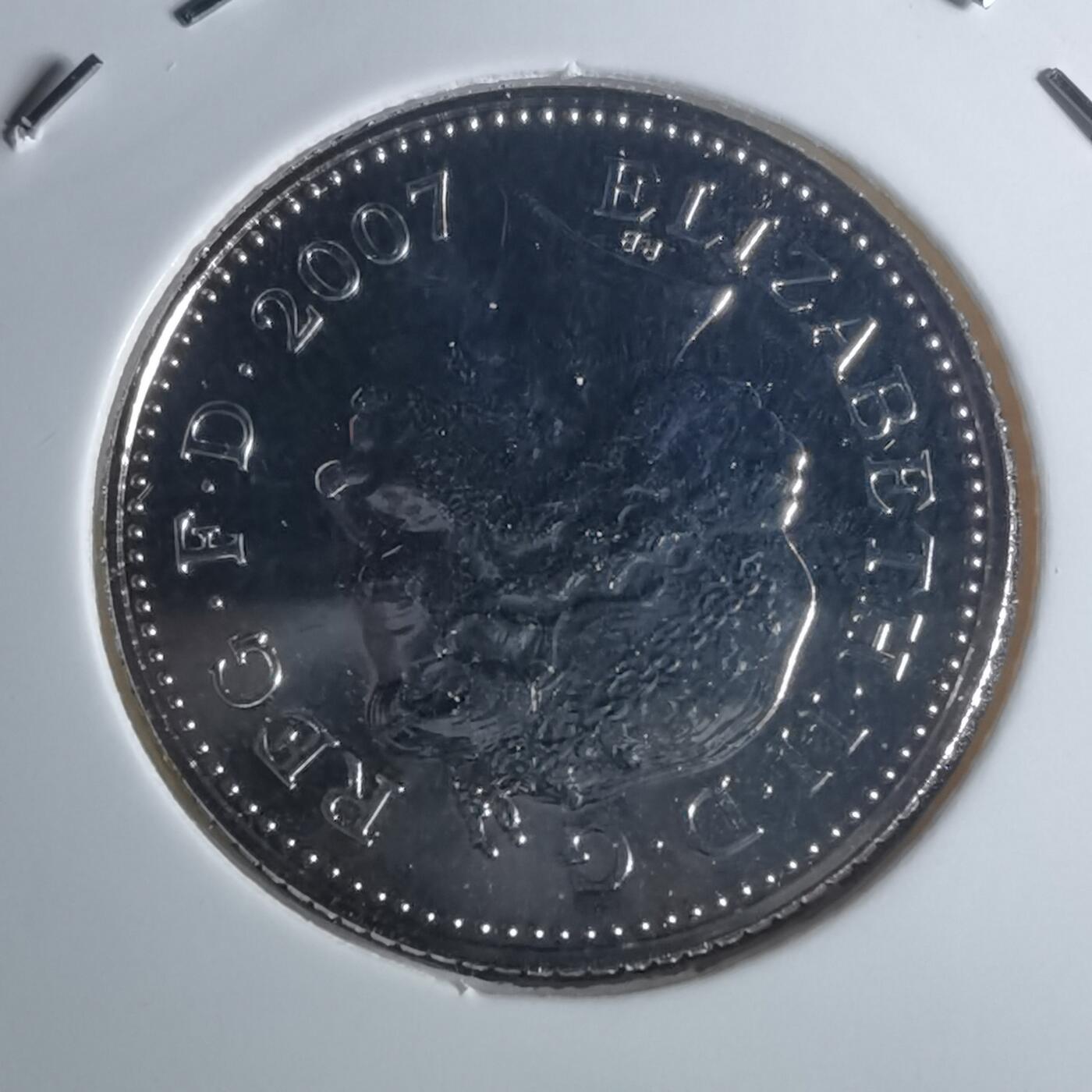 沼泽如烟--第953场 英国2007年10便士