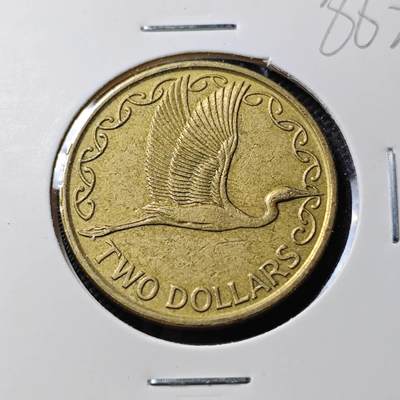 KK钱币收藏小铺  第386期  2月预留时间 周末发货 -  新西兰2元