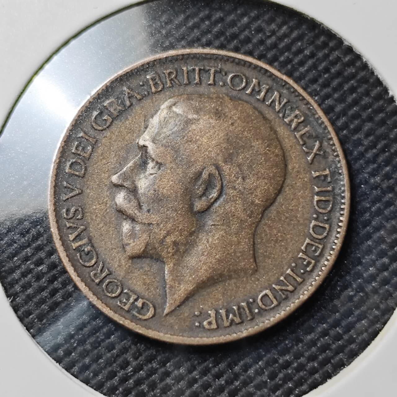 KK钱币收藏小铺  第386期  2月预留时间 周末发货  1911英国1法新