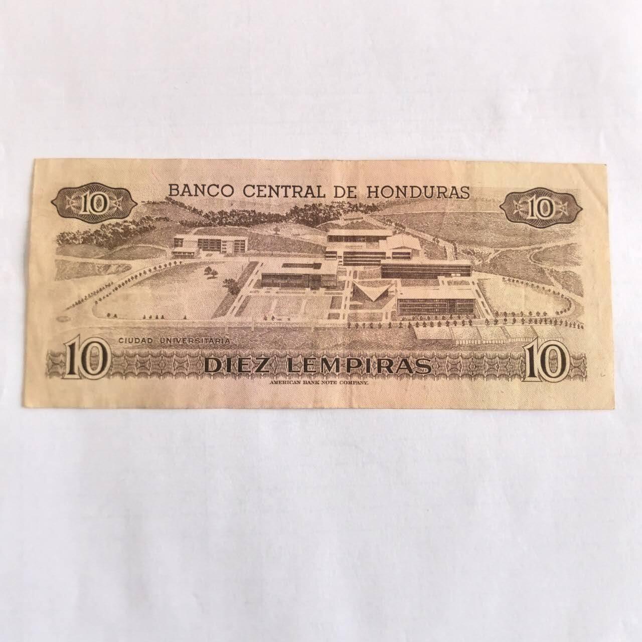 各国外币第107期 无佣金 洪都拉斯10伦皮拉1984年 少见