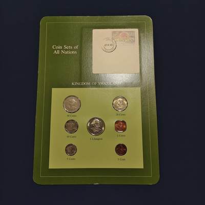 【全场包邮】纯粹捡漏拍492场【封装套币专场】-注意佣金 - 【富兰克林·世界各国硬币系列邮币卡】斯威士兰王国