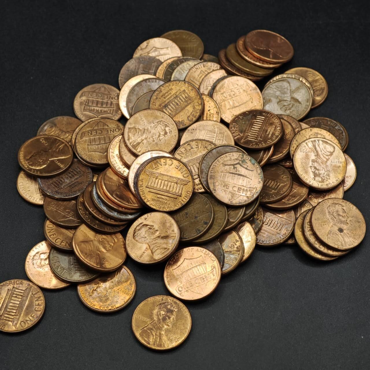 【淘币小摊】实时拍第八百四十一拍   散币批量币场   满百包邮可预留二周 每周一统一发货   美国林肯一分100枚