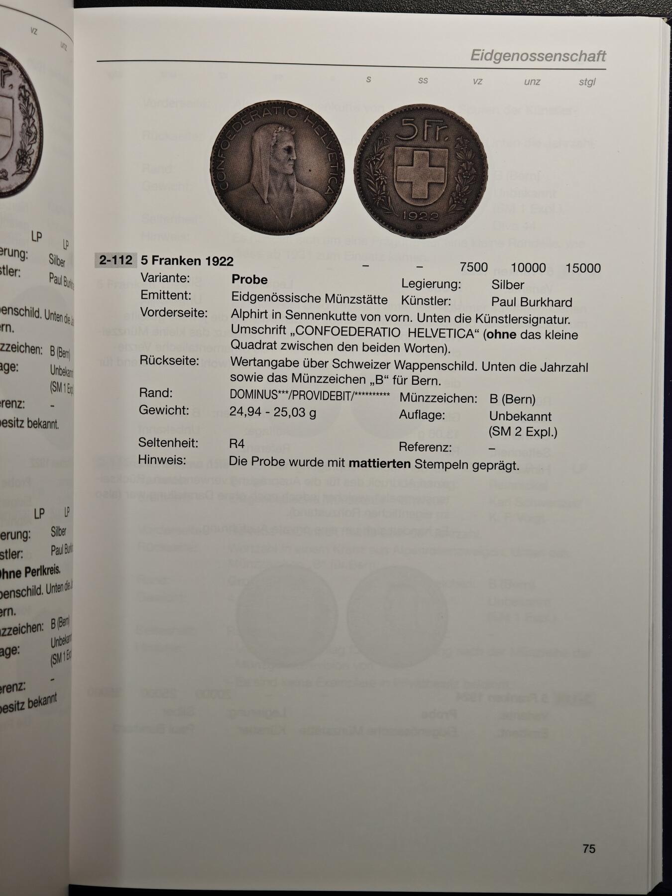 【德藏】世界币章拍卖第160期 全新塑封 瑞士样币目录 第二册 硬壳精装 全书约：248页