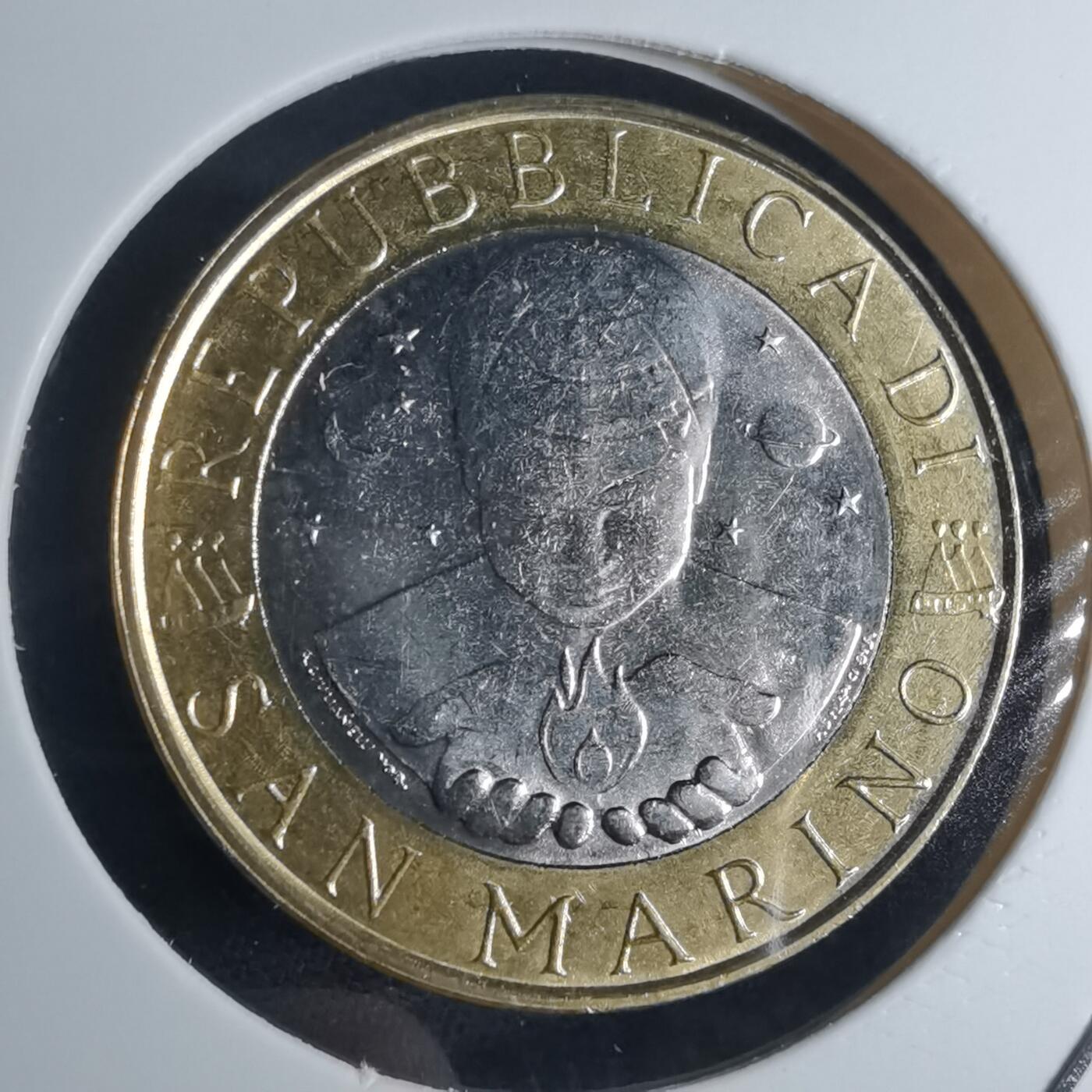 沼泽如烟--第953场 圣马力诺1999年1000里拉