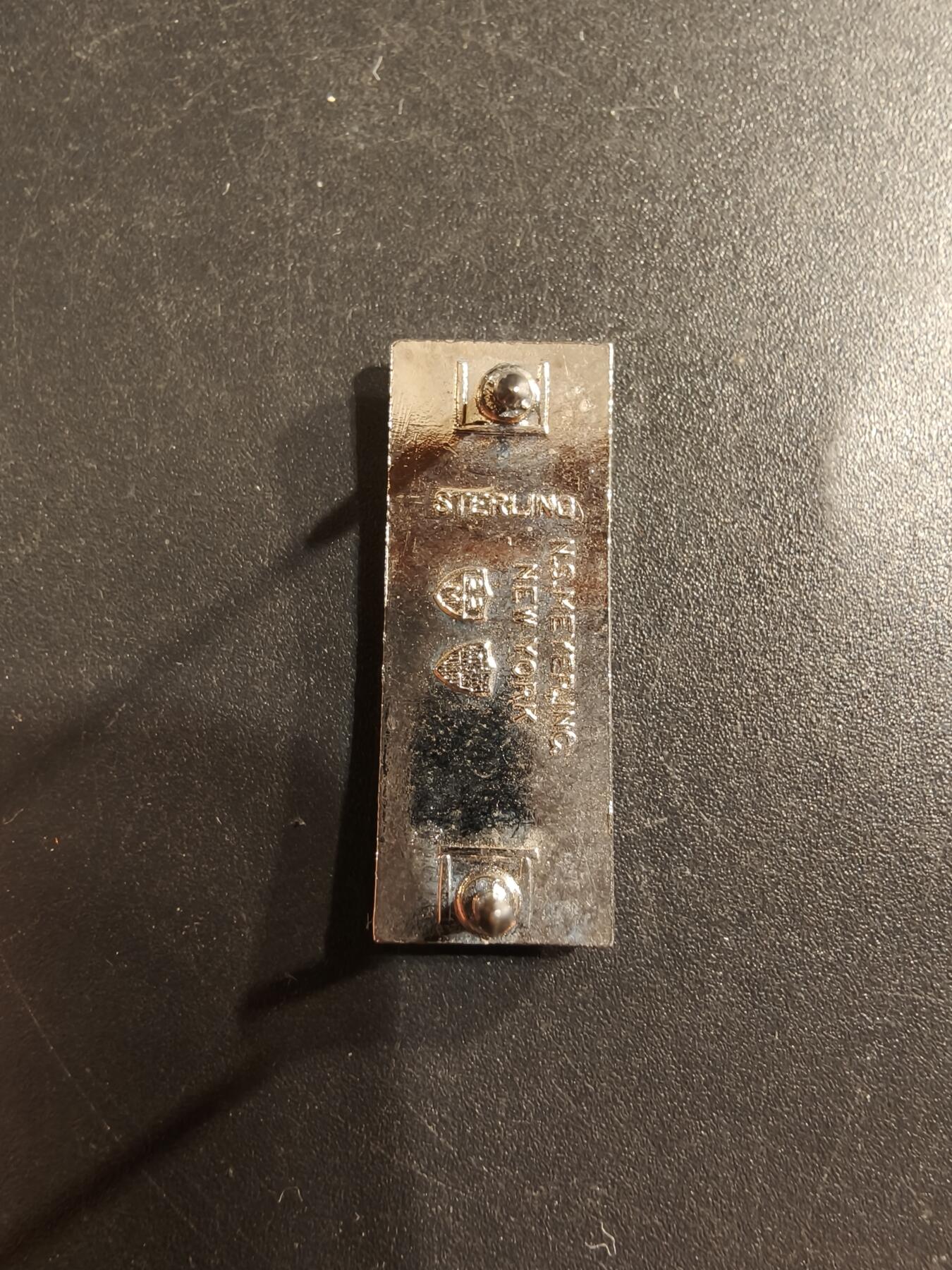 老王徽章第174期 美国陆军中尉军衔    925银      3.8g