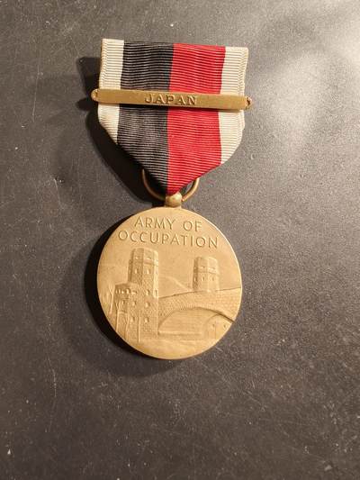 老王徽章第174期 - 美国陆军二战占领军服役奖章     日本勋条
