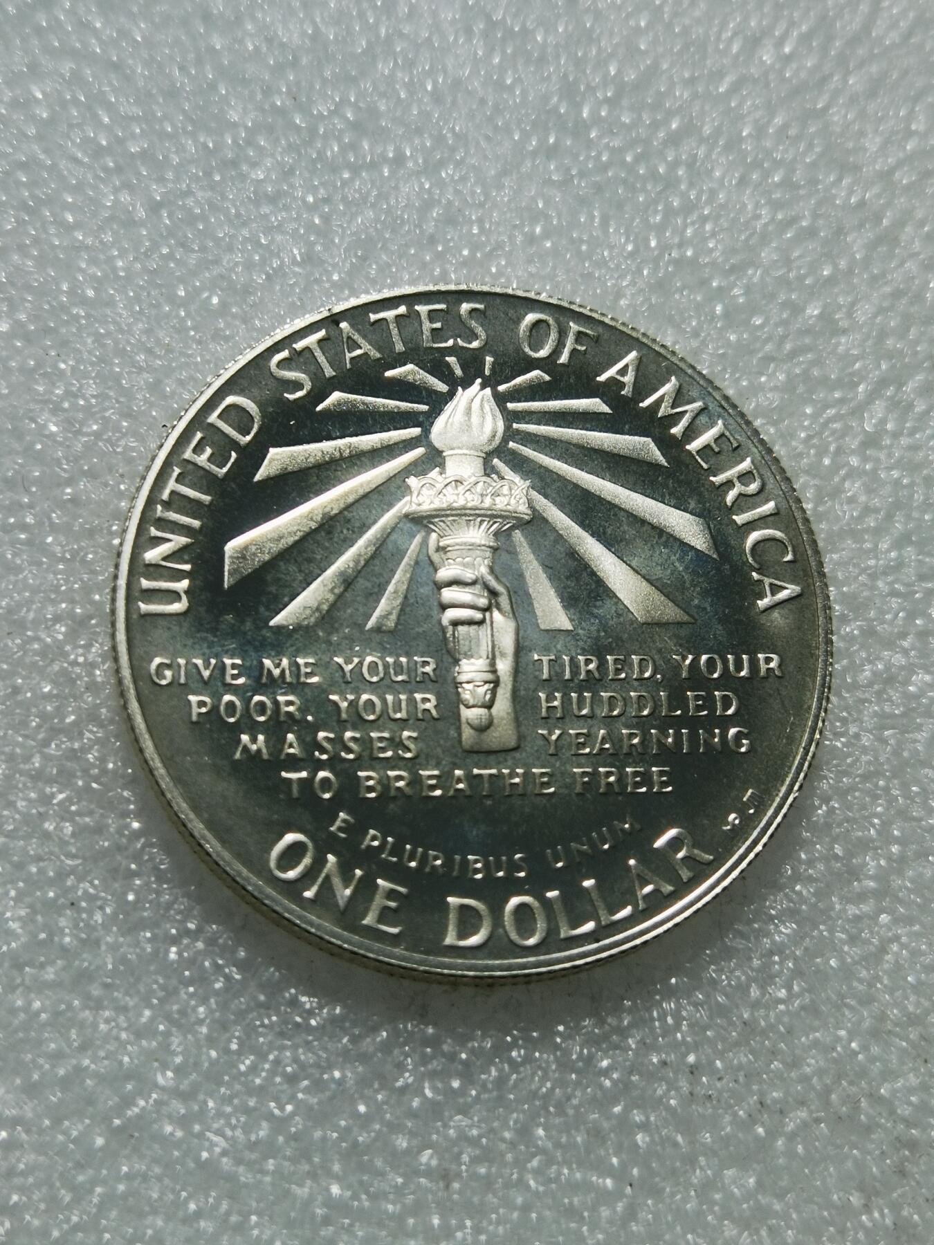 天下钱庄专场欢迎参拍 美国自由女神像一美元银币