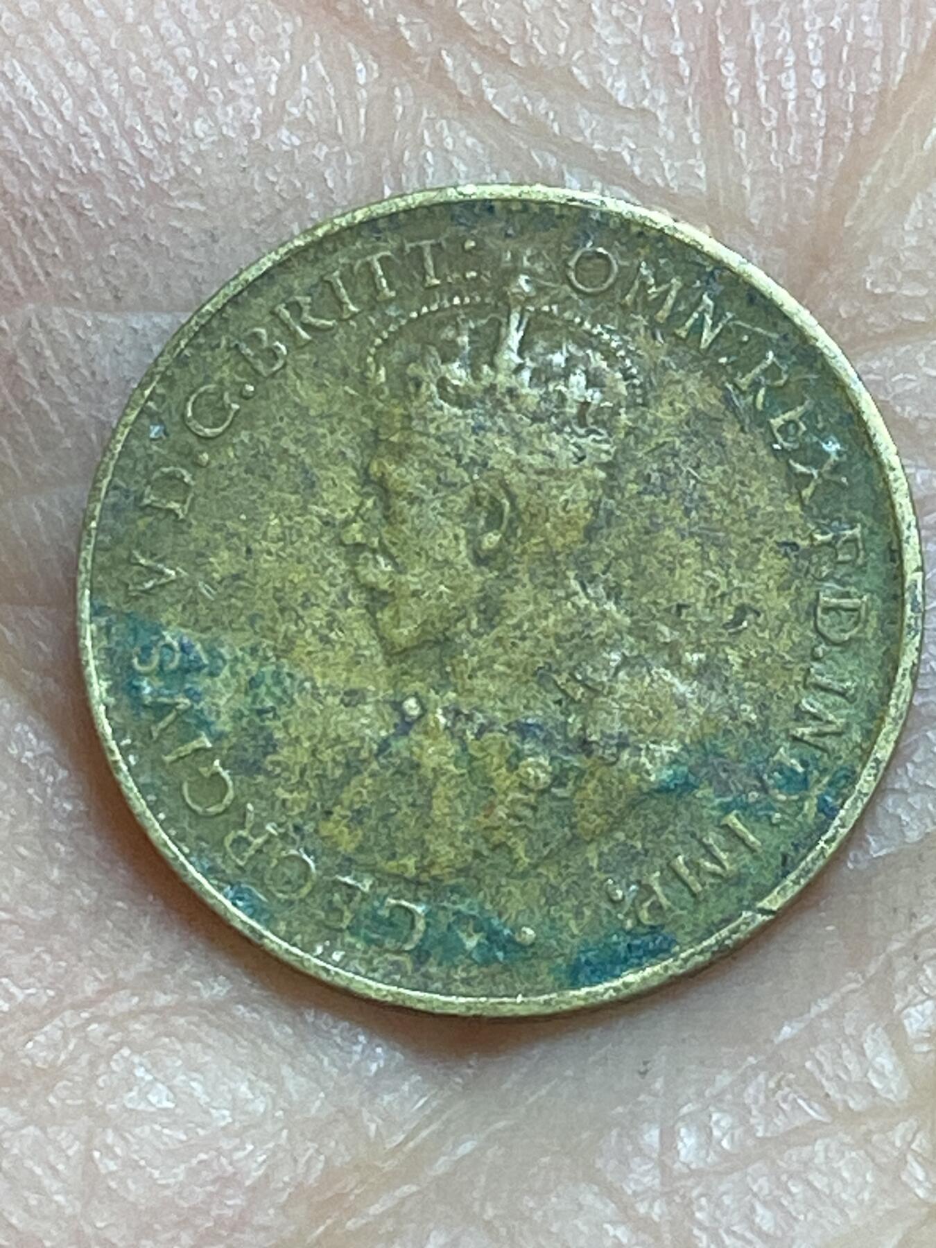 2026年第三场(总第一百七十二场）外国好品散币场(免佣金) 英属西非1920年3便士(乔治五世第三版，黄铜材质版首发年，KN标金斯诺顿厂造)