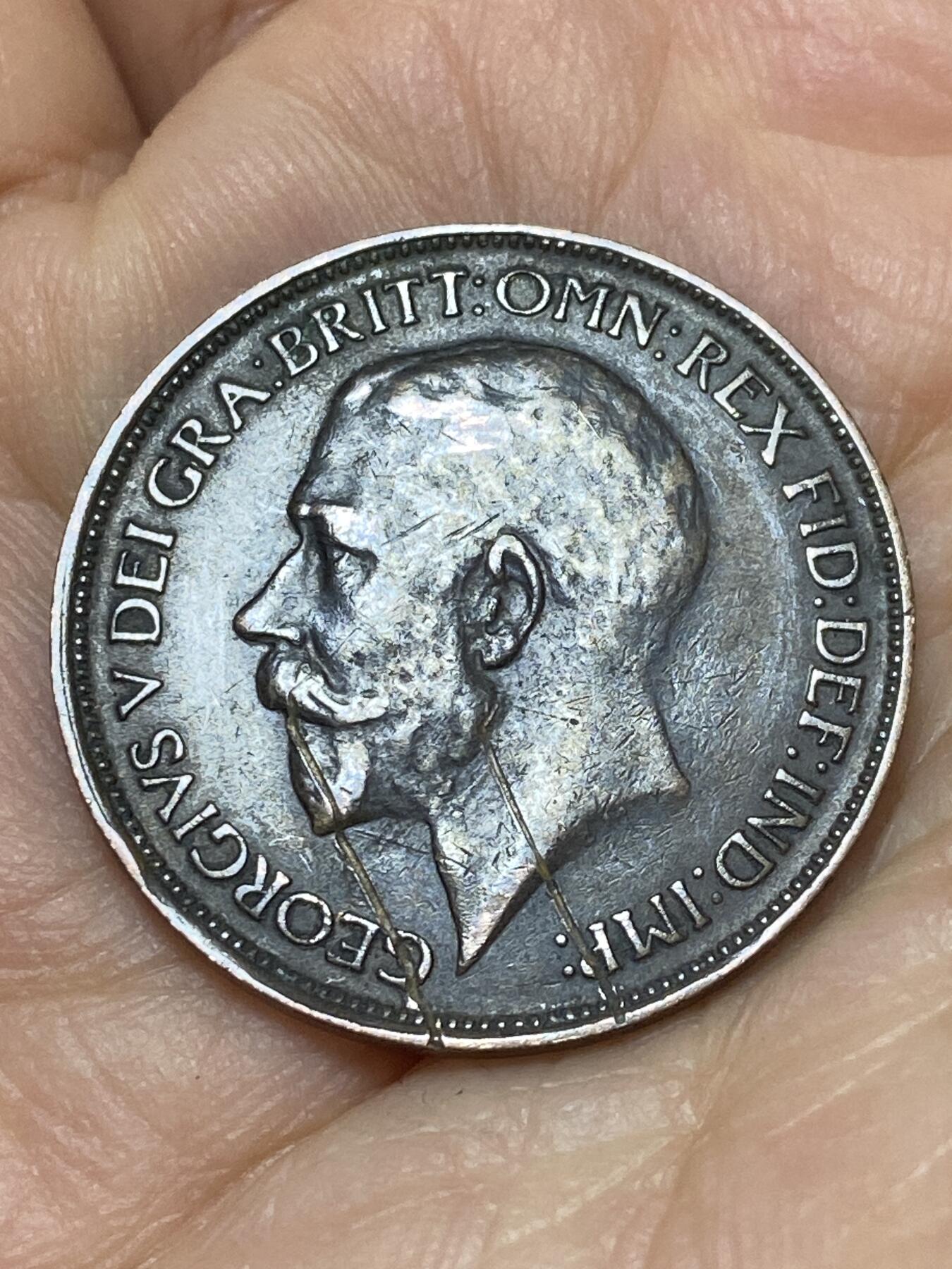 2026年第三场(总第一百七十二场）外国好品散币场(免佣金) 英国🇬🇧1923年半便士(乔治五世第一版)