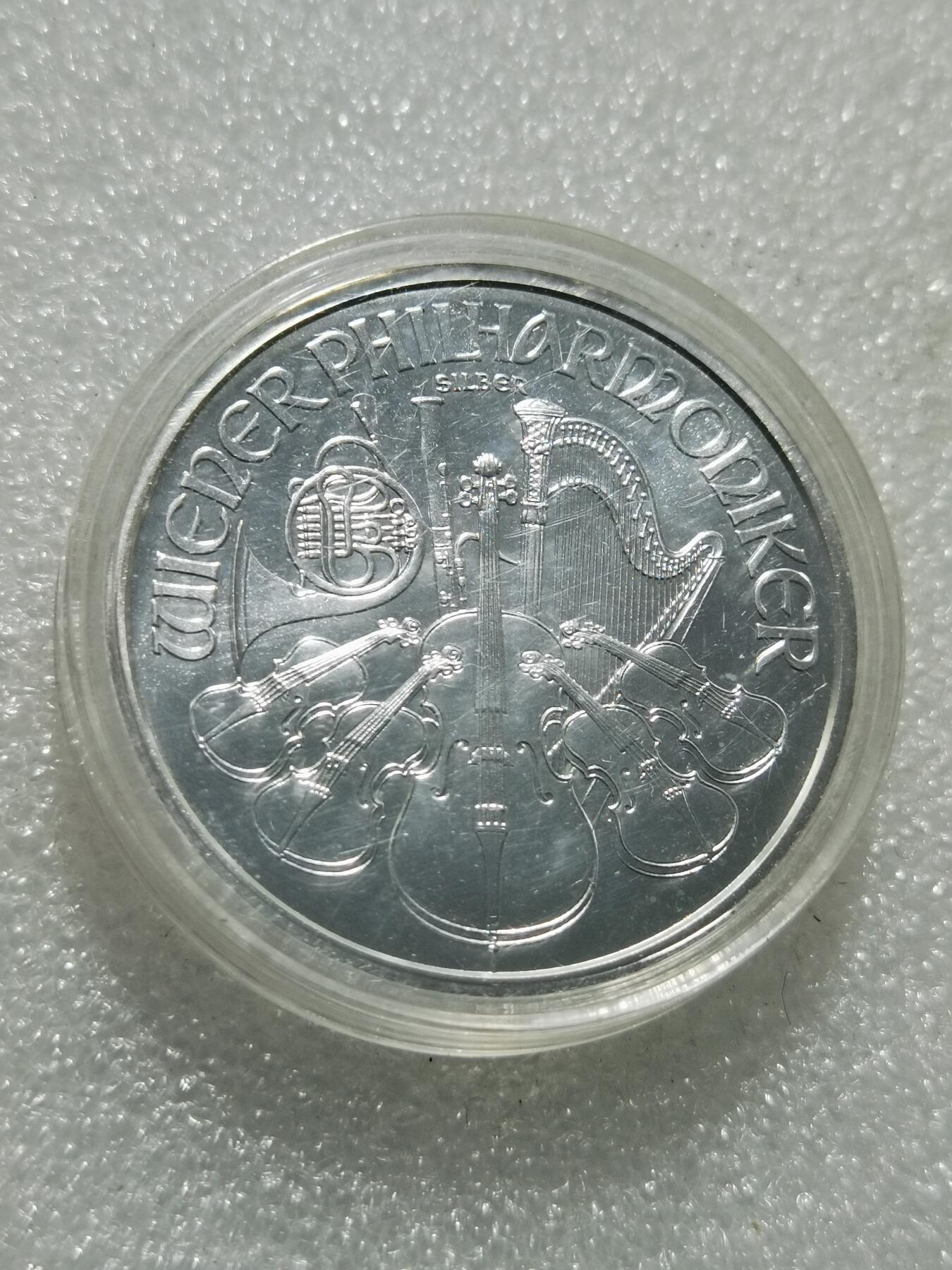 天下钱庄专场欢迎参拍 奥地利音乐1盎司银币