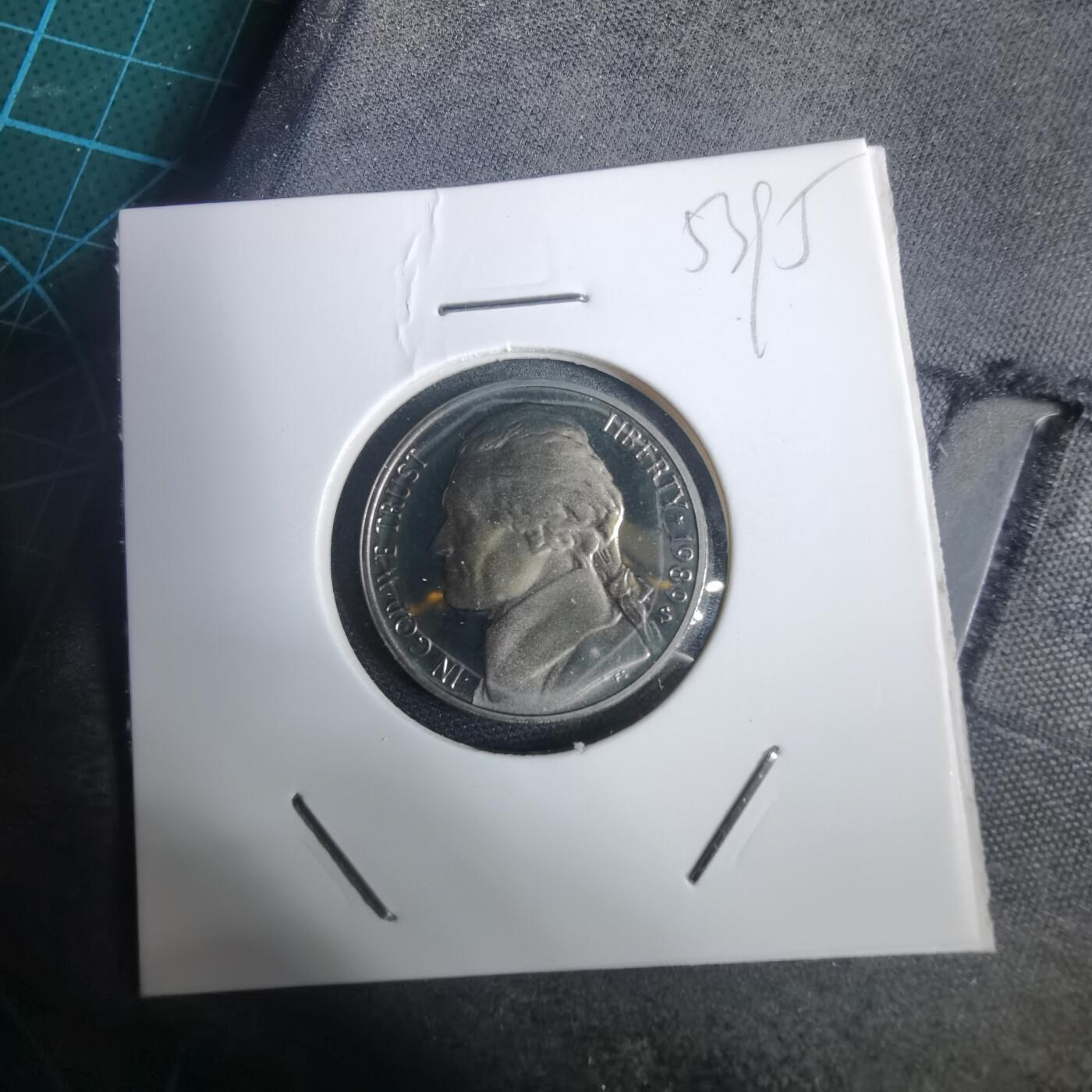 沼泽如烟--第953场 美国1989年五分精制币