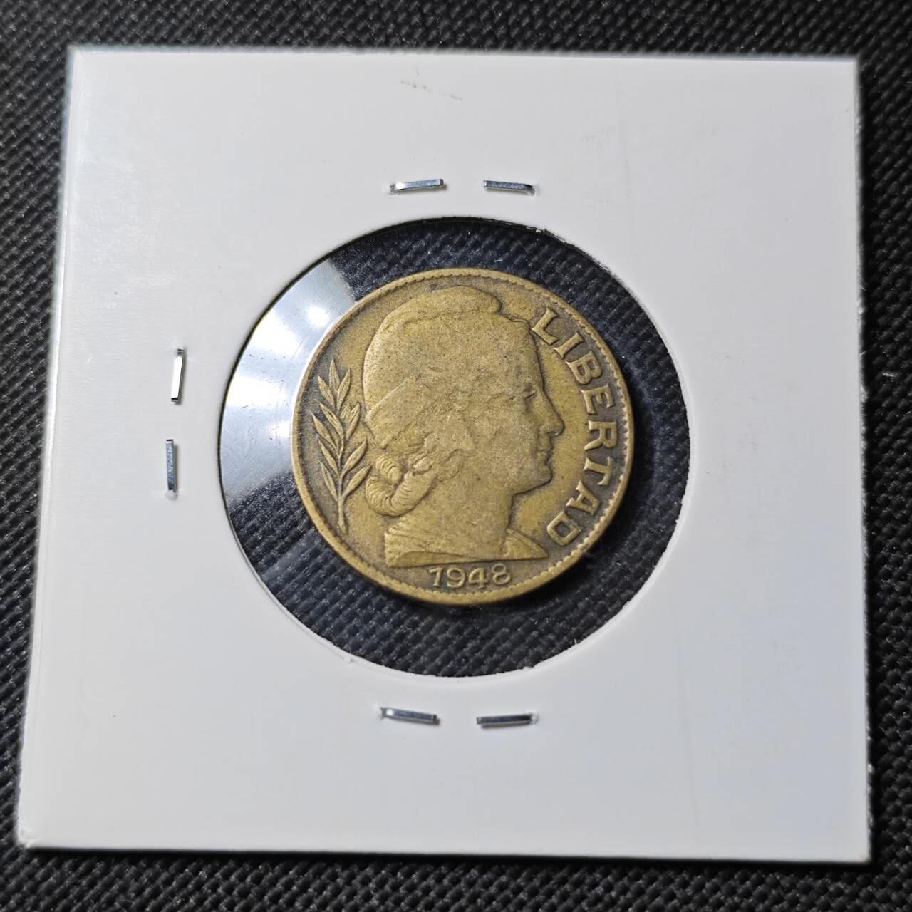 KK钱币收藏小铺  第386期  2月预留时间 周末发货  阿根廷20分铜币