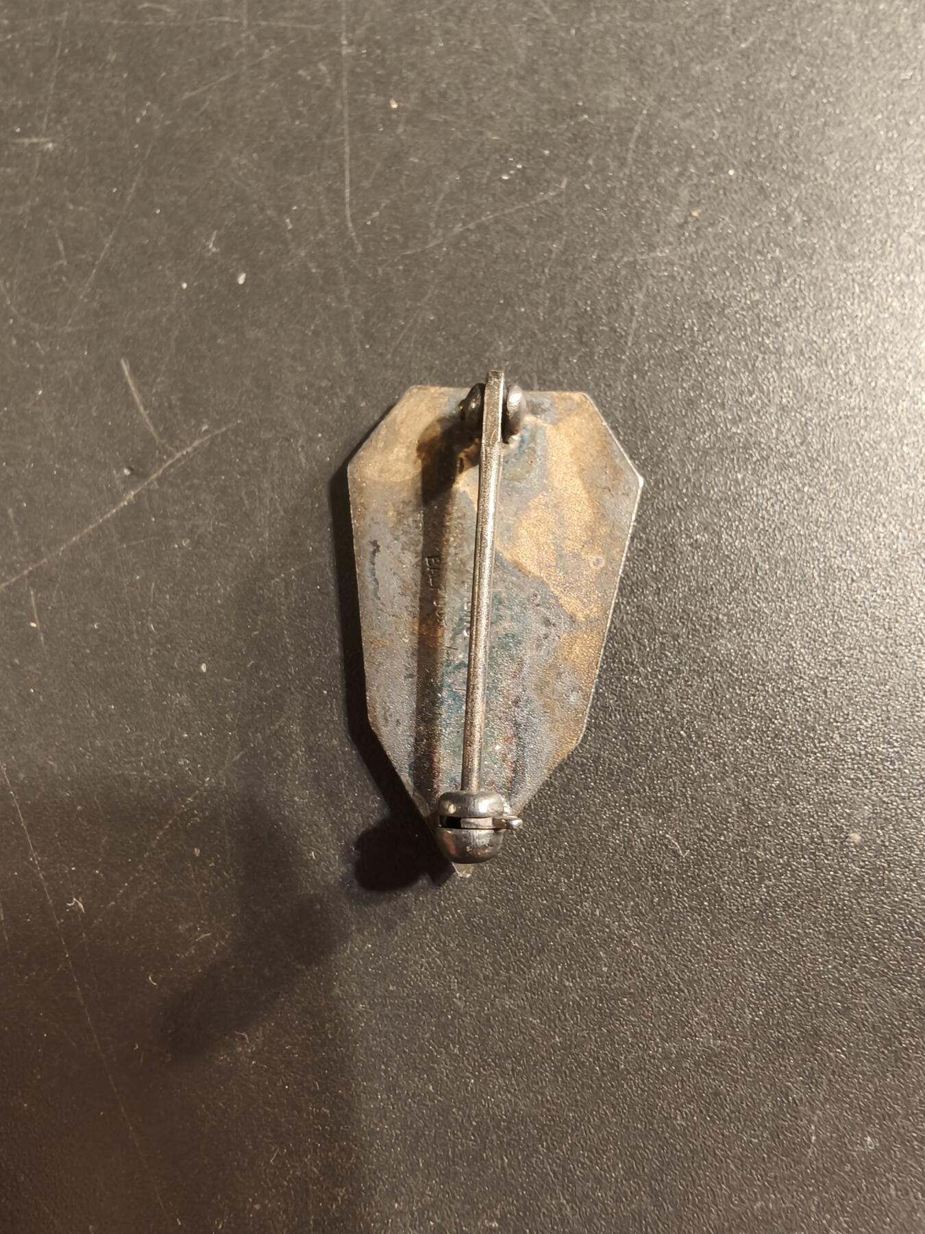 老王徽章第174期 美国本宁堡步兵学校证章    925银质珐琅    二战时期横针版    4.4g