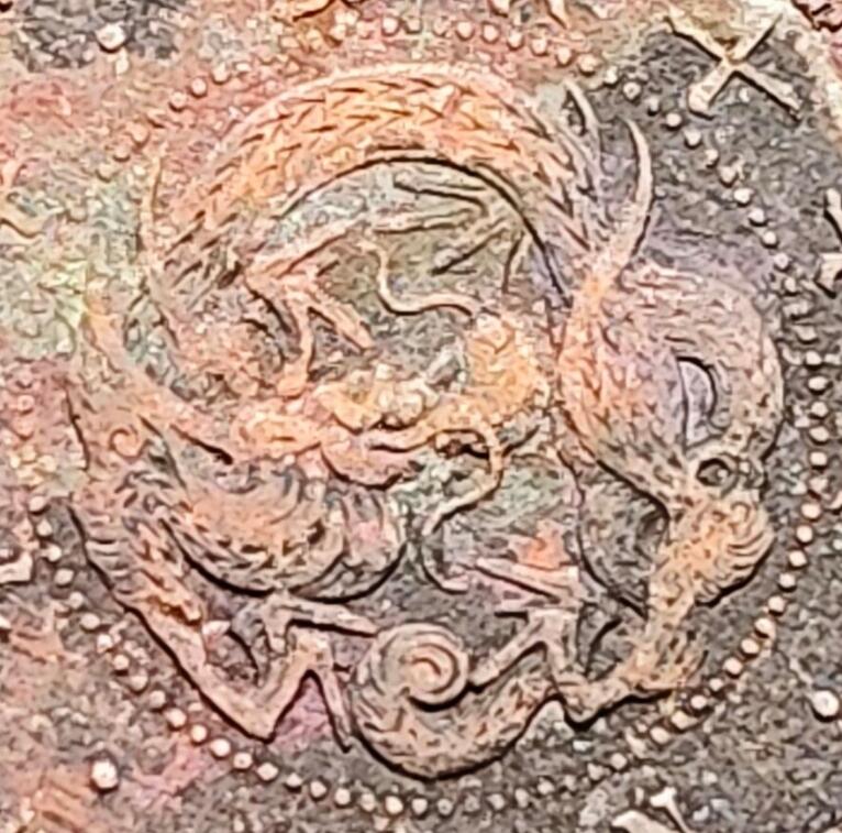 泉币菌-第160场-新年第三场 精品福利场 传世 日本明治十六年（1883）龙洋一钱铜币 28mm