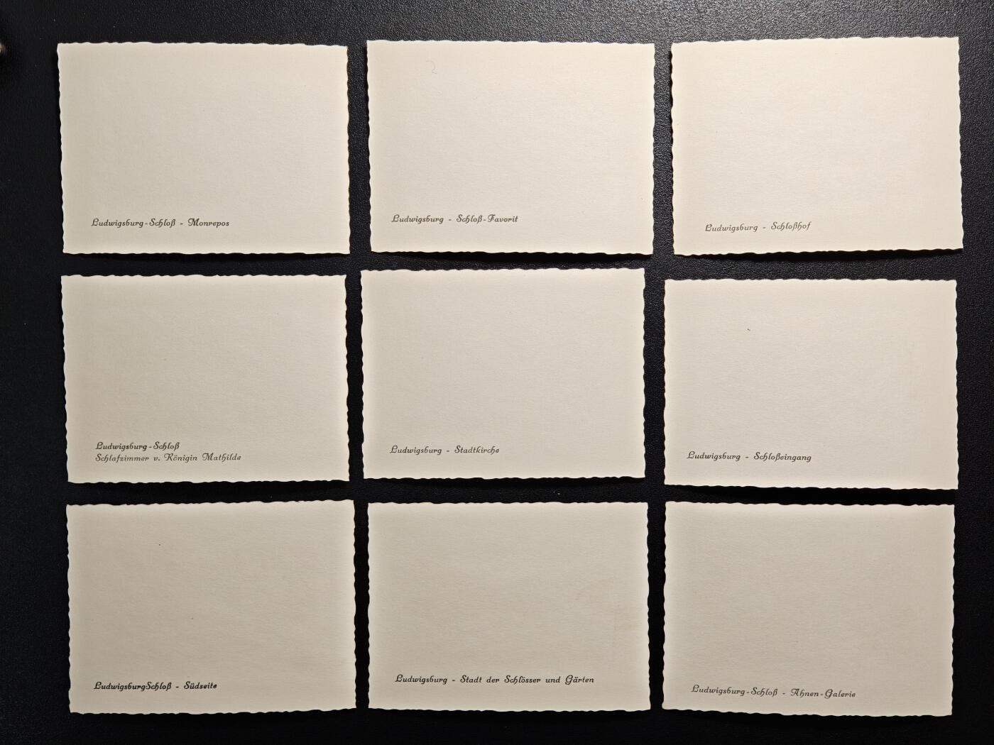 【德藏】世界币章拍卖第160期 欧洲明信片一盒 17张 直径约：92mm×67mm/张