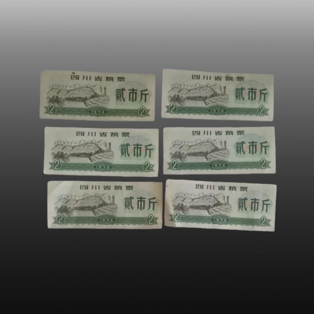 安欣票证书薇专场 地方粮票一组