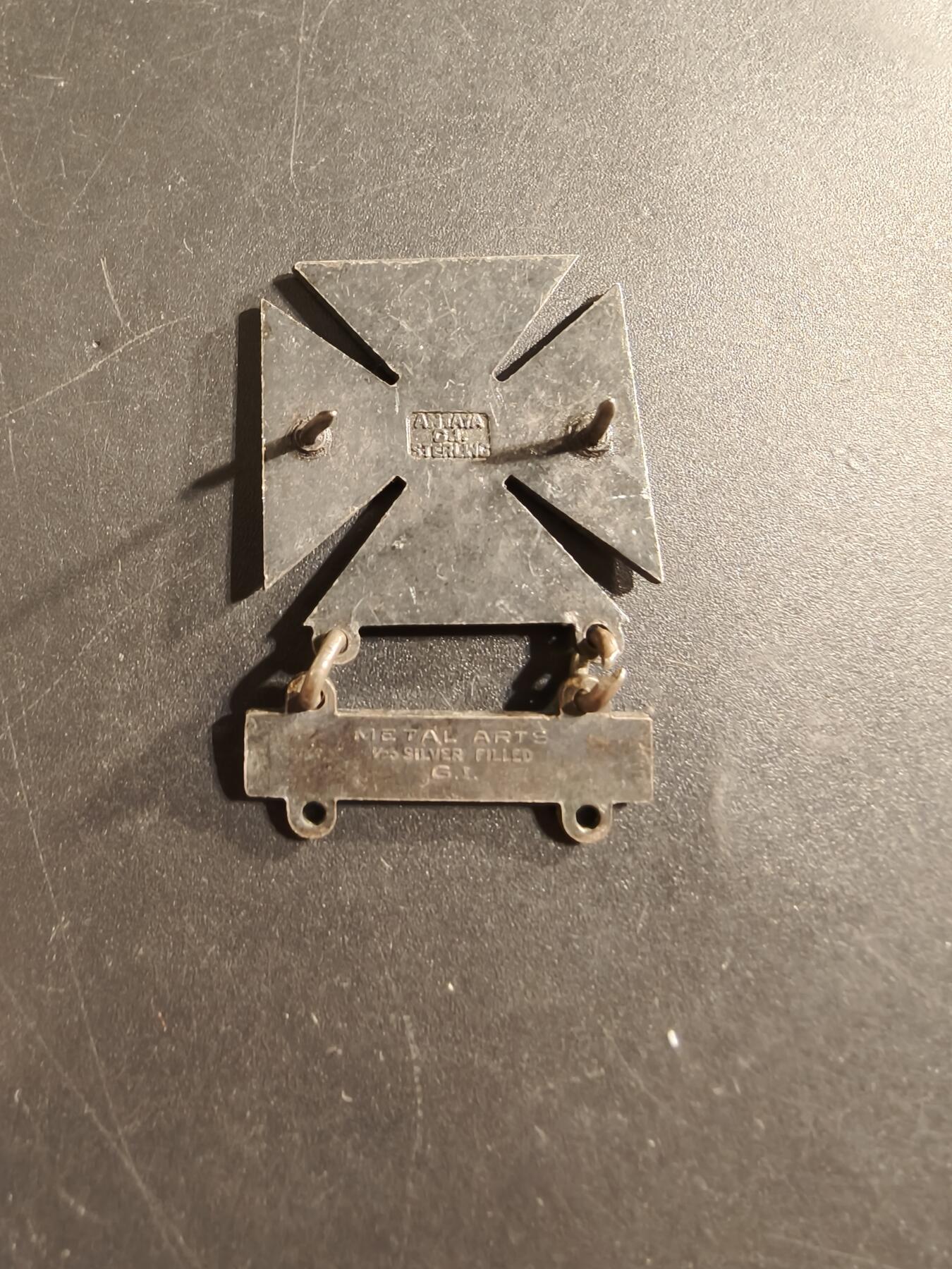 老王徽章第174期 美国陆军神射手技能章  925银   步枪勋条   10.7g