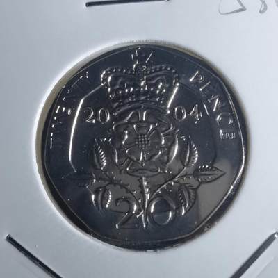 沼泽如烟--第953场 - 英国2004年20便士