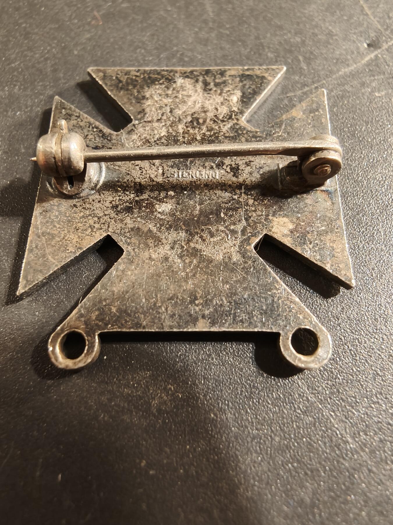 老王徽章第174期 美国陆军神射手技能章   二战时期横针版   925银   步枪勋条   10.4g